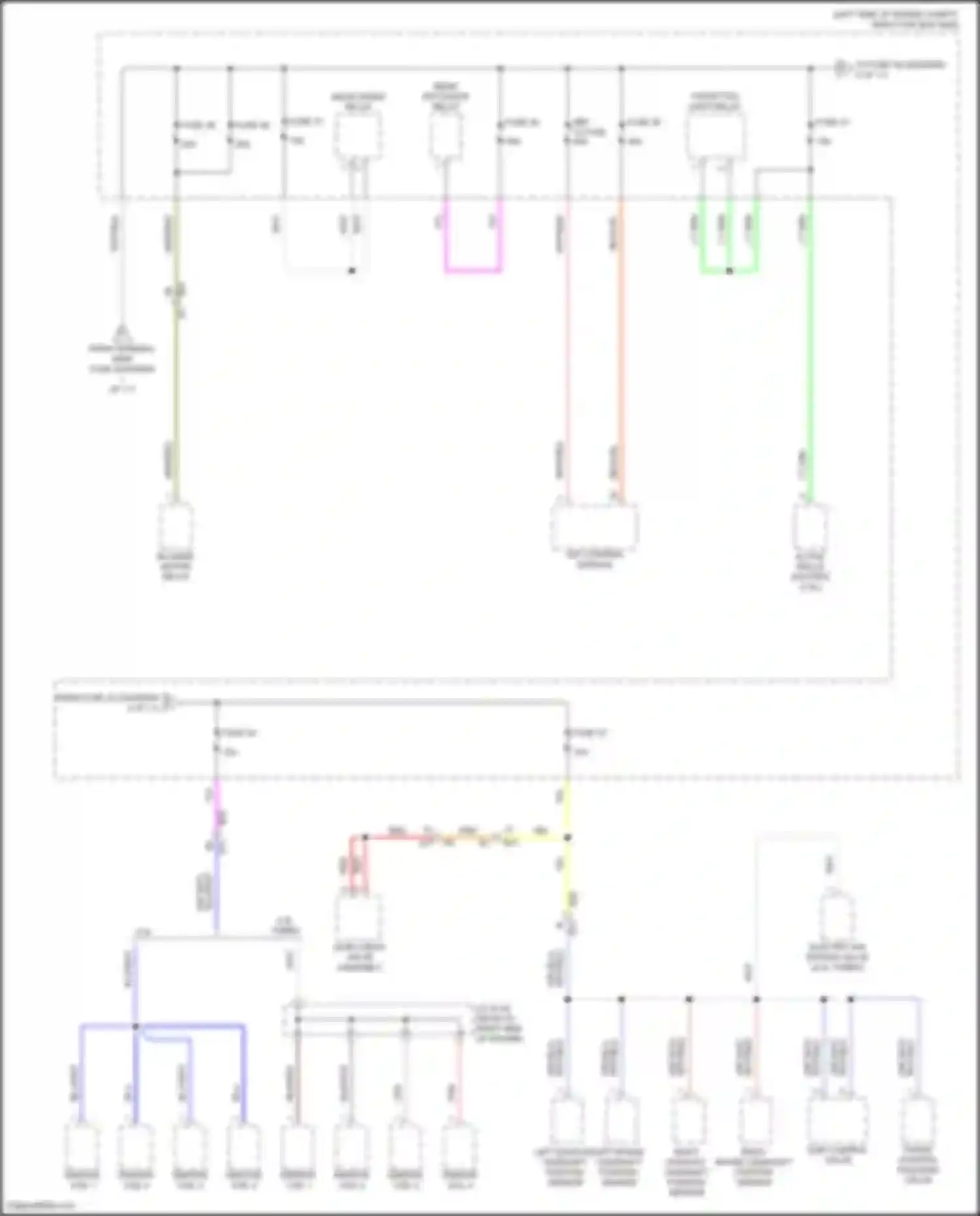 Wiring diagram right exhaust camshaft position sensor for Subaru Legacy BW (2019-2024) (1 of 3)