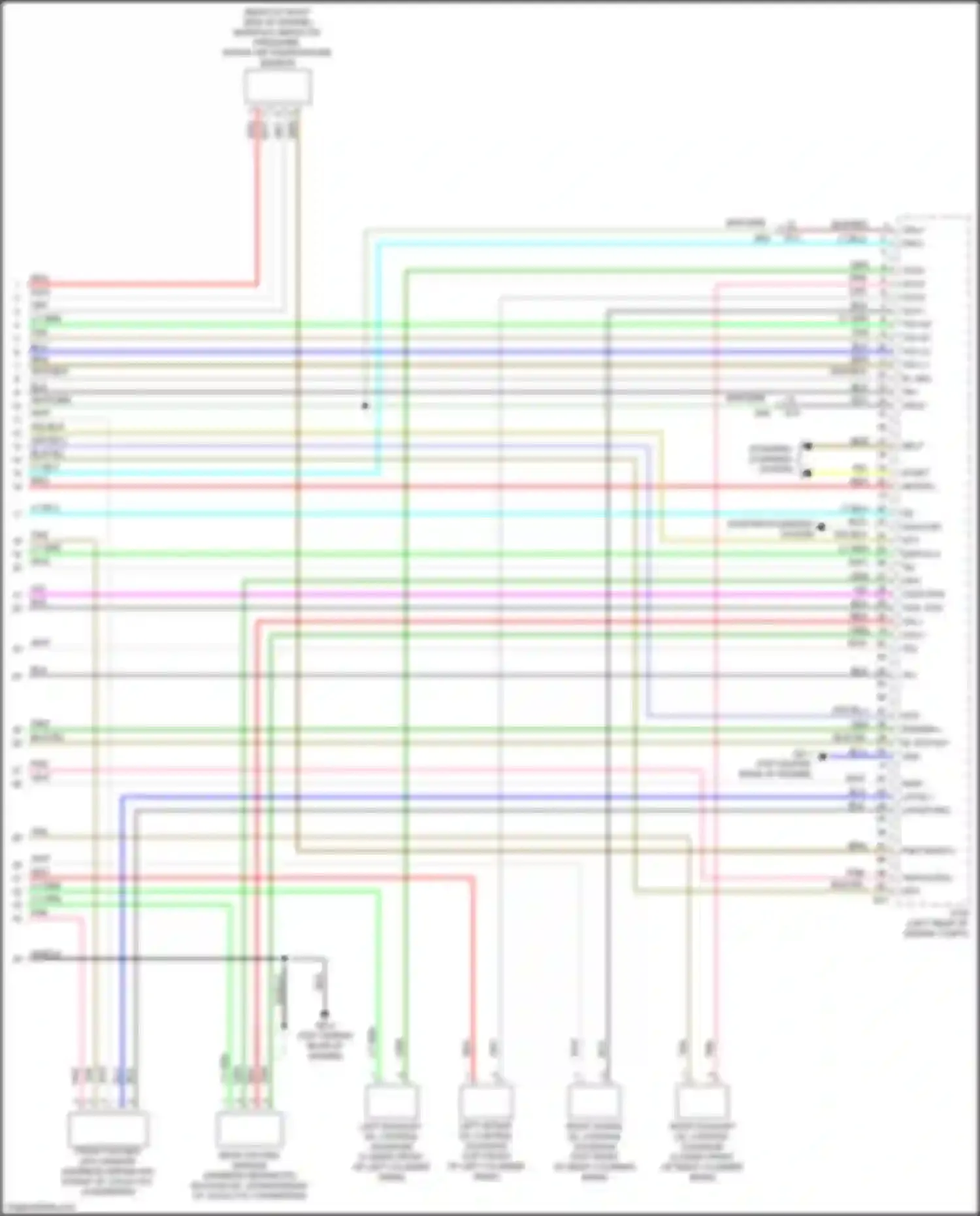 Wiring diagram right intake oil control solenoid for Subaru Legacy BW (2019-2024) (2 of 3)