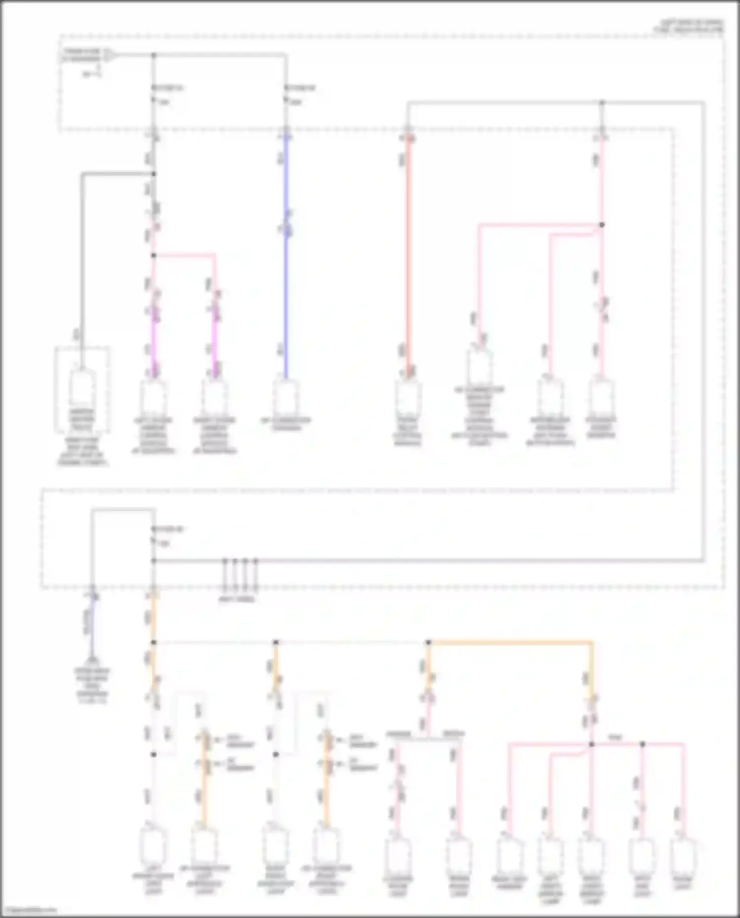 Wiring diagram right outer mirror control module for Subaru Legacy BW (2019-2024) (6 of 8)