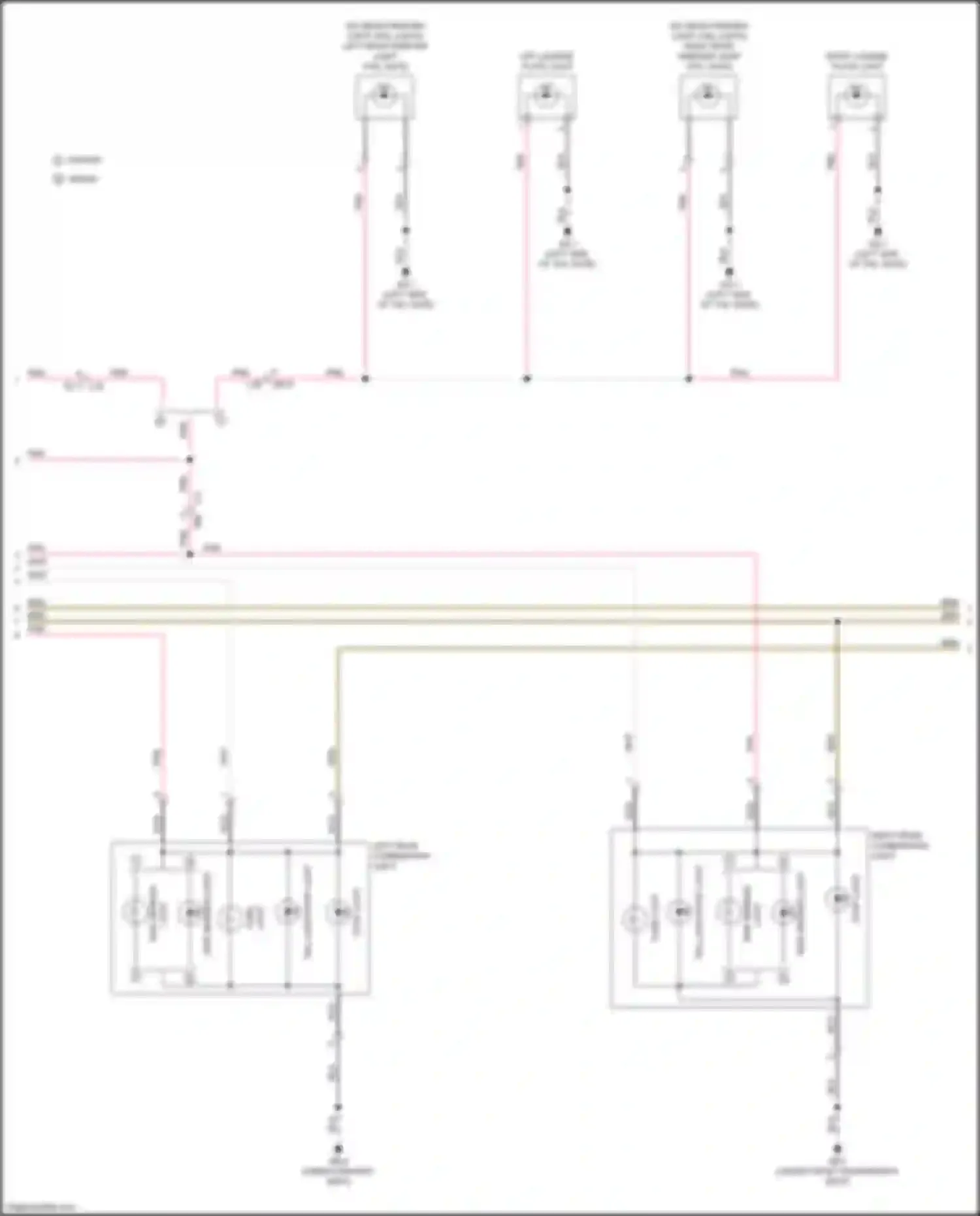 Wiring diagram side marker light for Subaru Legacy BW (2019-2024) (1 of 1)