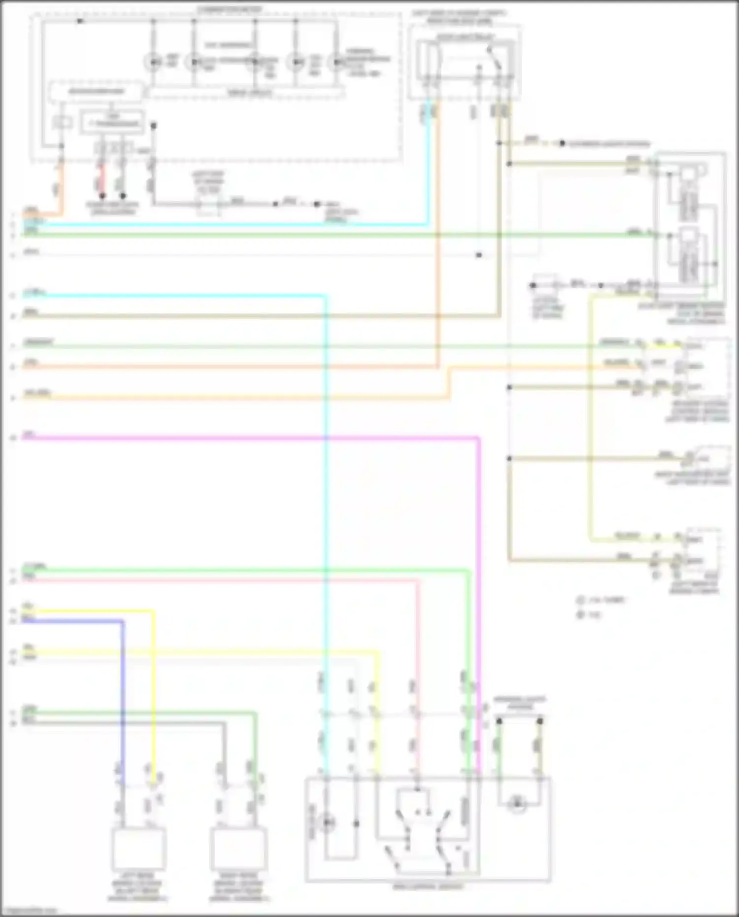 Wiring diagram stop light, brake switch for Subaru Legacy BW (2019-2024) (1 of 5)