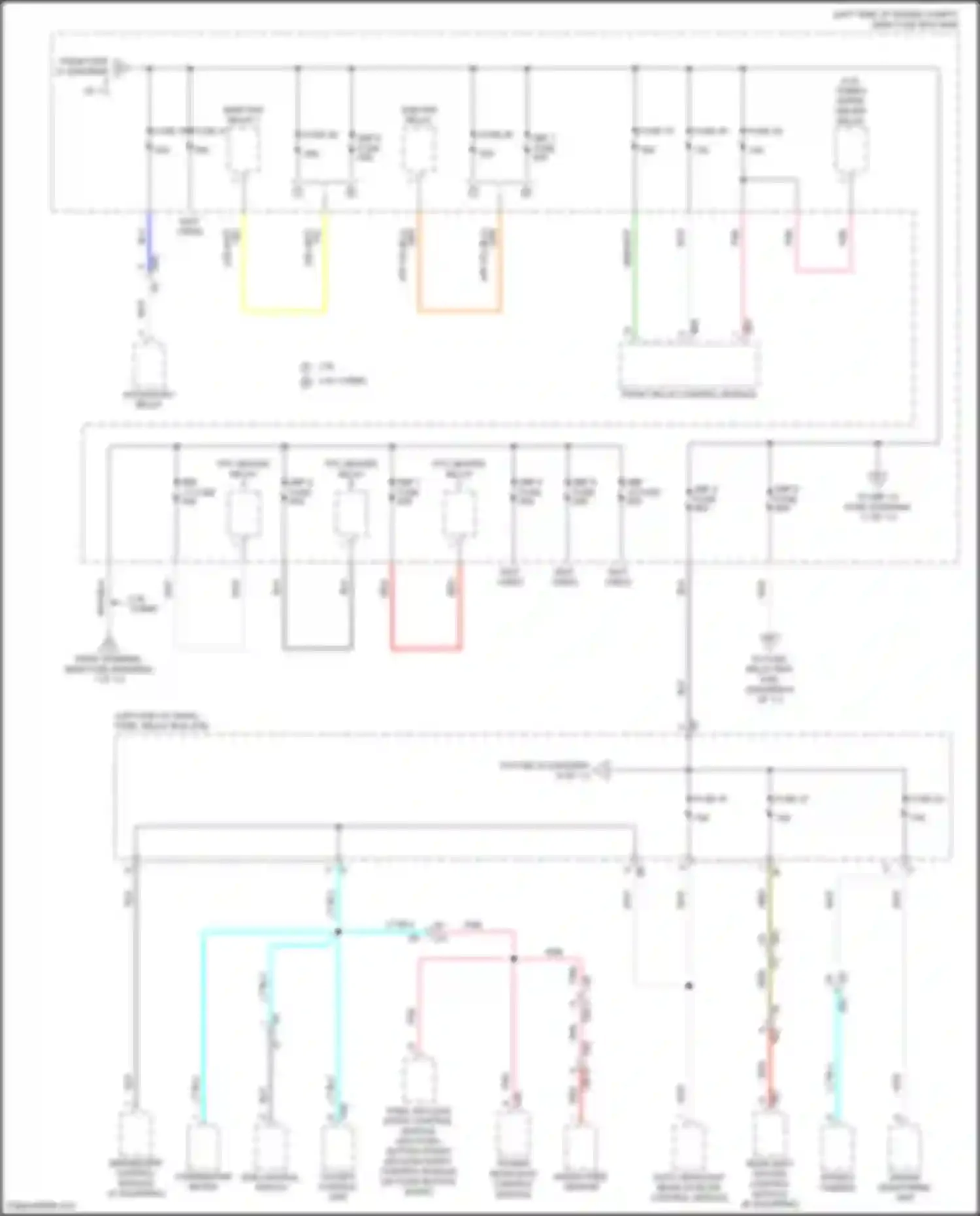 Wiring diagram tpms, keyless entry control module for Subaru Legacy BW (2019-2024) (4 of 7)