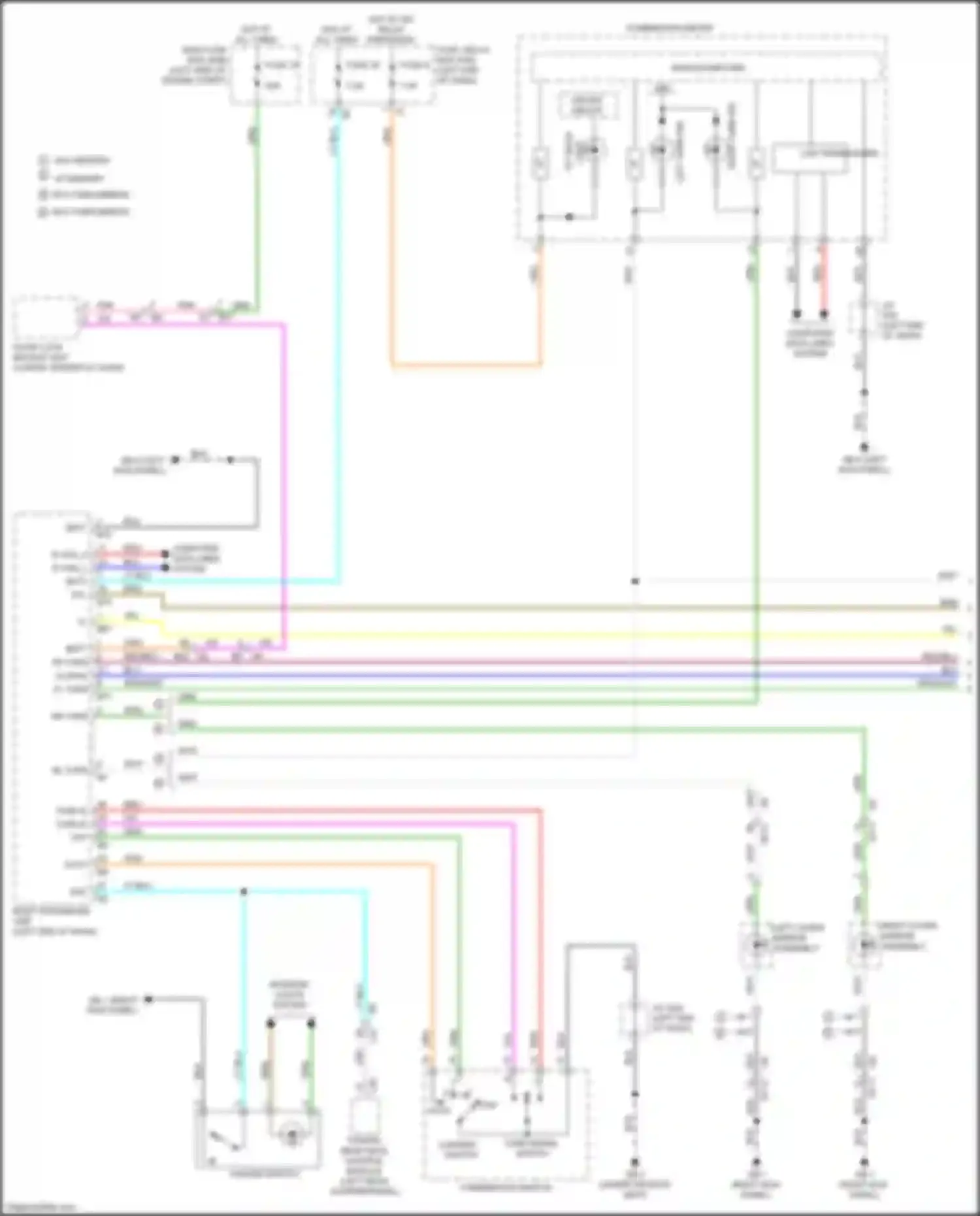 Wiring diagram turn signal switch for Subaru Legacy BW (2019-2024) (1 of 1)