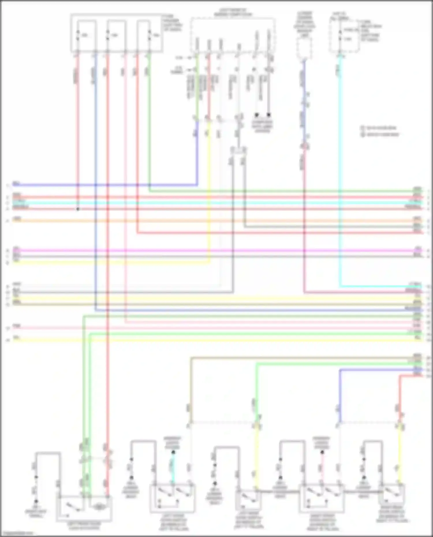 Wiring diagram yel for Subaru Legacy BW (2019-2024) (12 of 118)