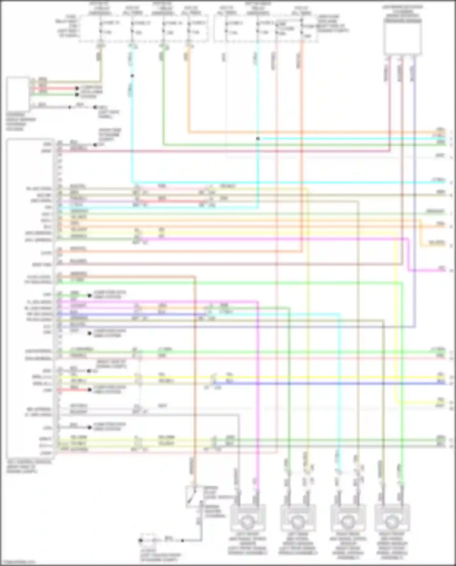 Wiring diagram yel/blk for Subaru Legacy BW (2019-2024) (1 of 19)
