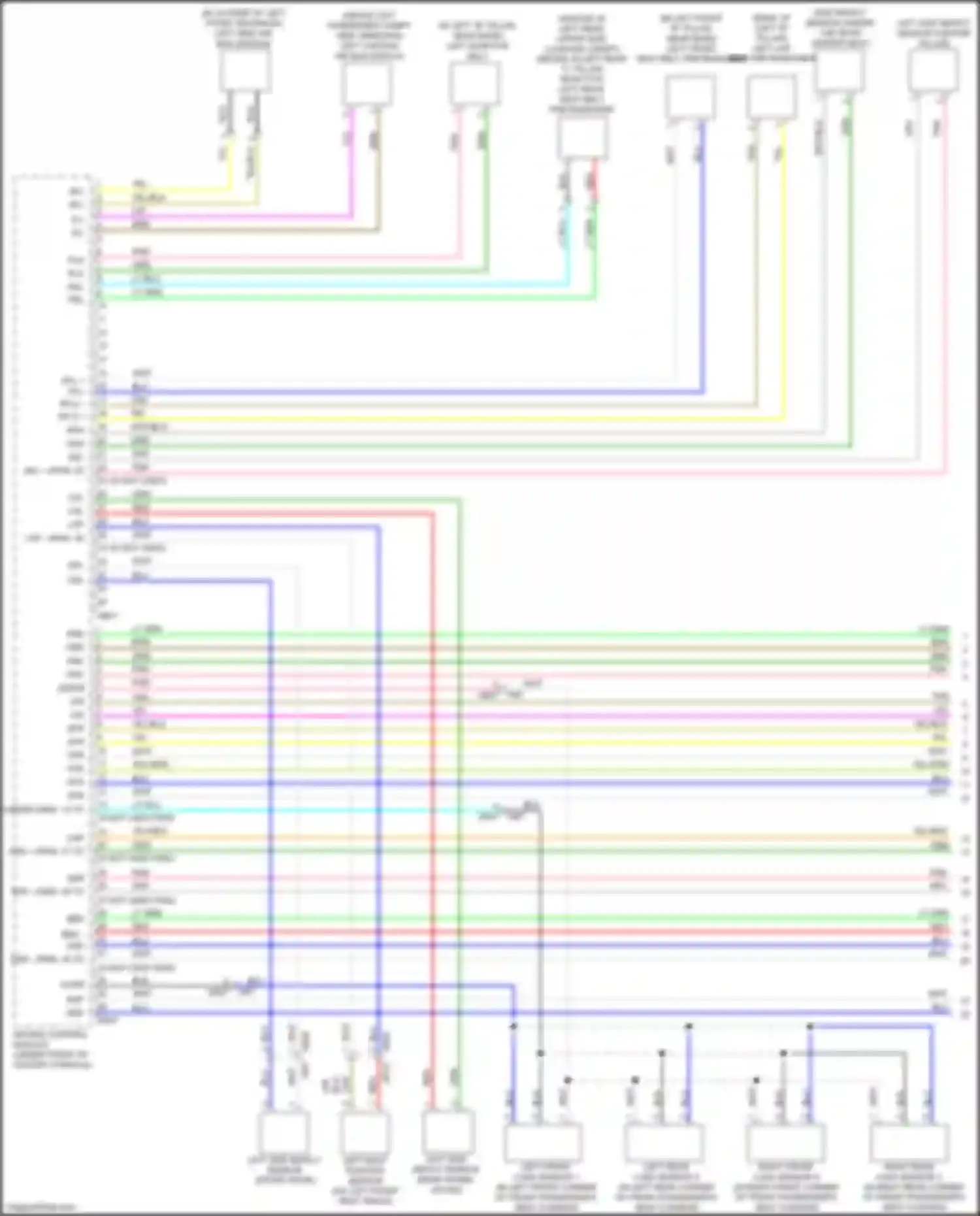 Wiring diagram yel/grn for Subaru Legacy BW (2019-2024) (7 of 14)