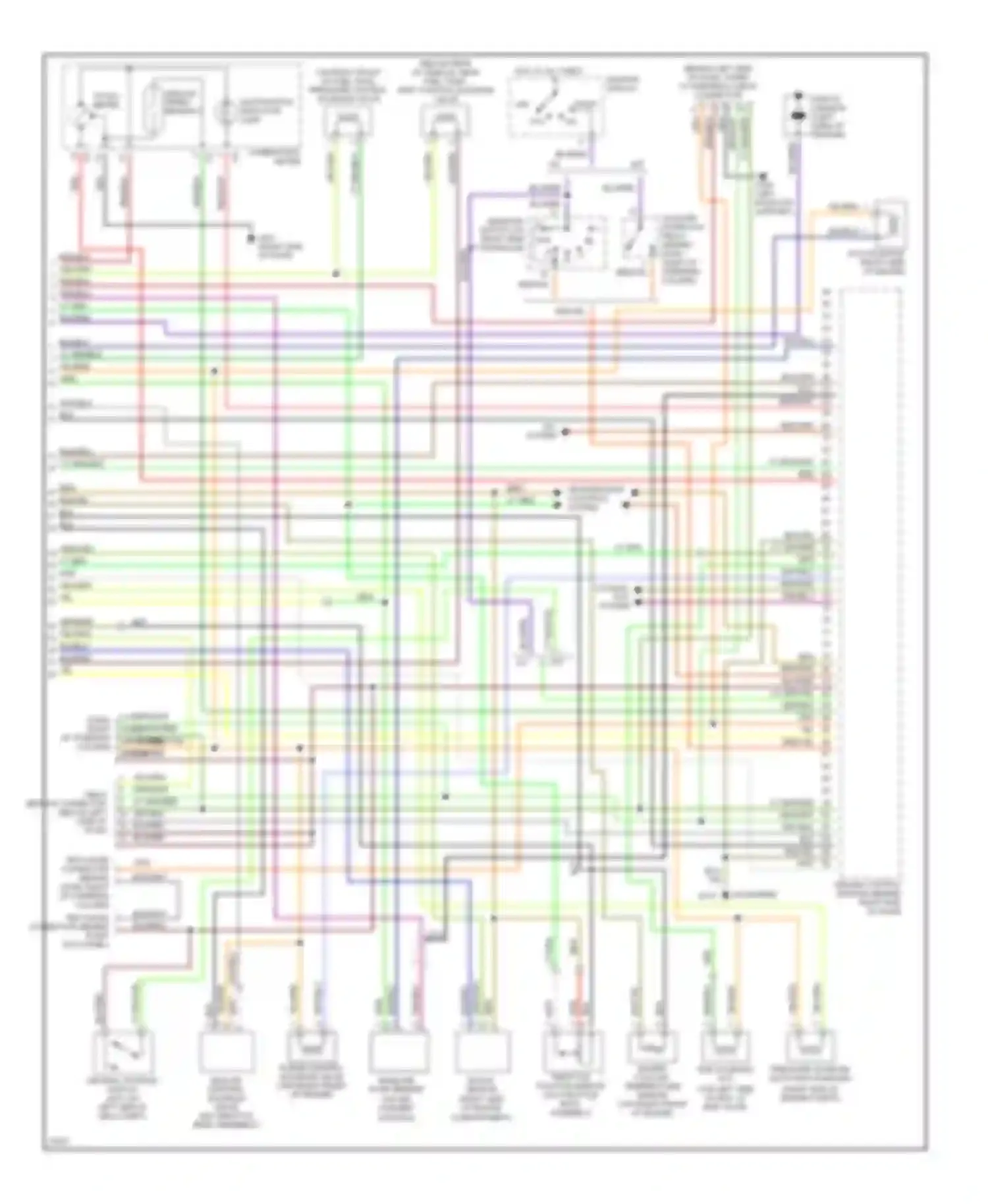 Outback Subaru BG (1994-1999): Wiring diagram engine performance 1.8ls (2 of 2)