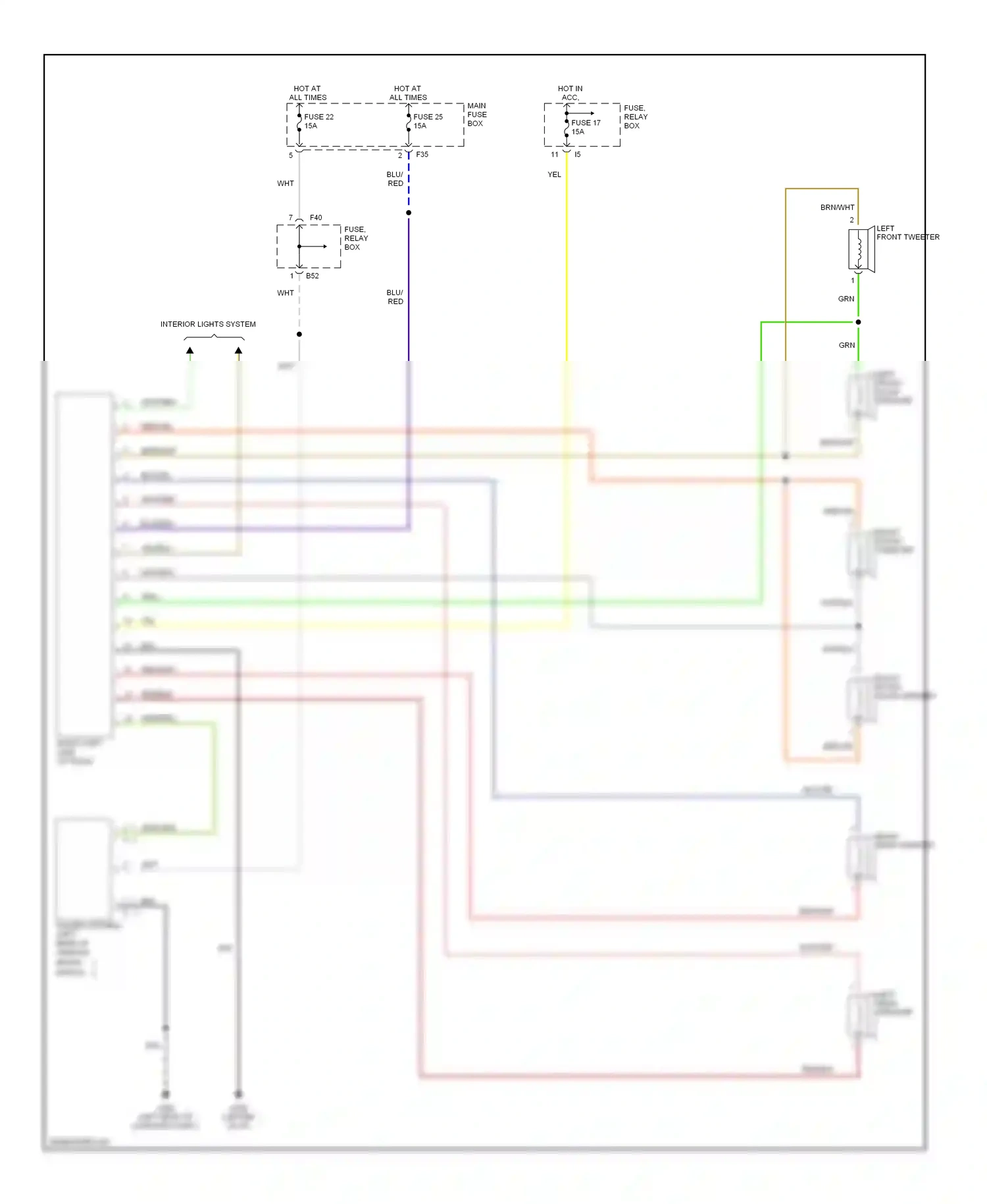 Subaru Outback BG (1994-1999) blk wiring diagram  (27 of 50)