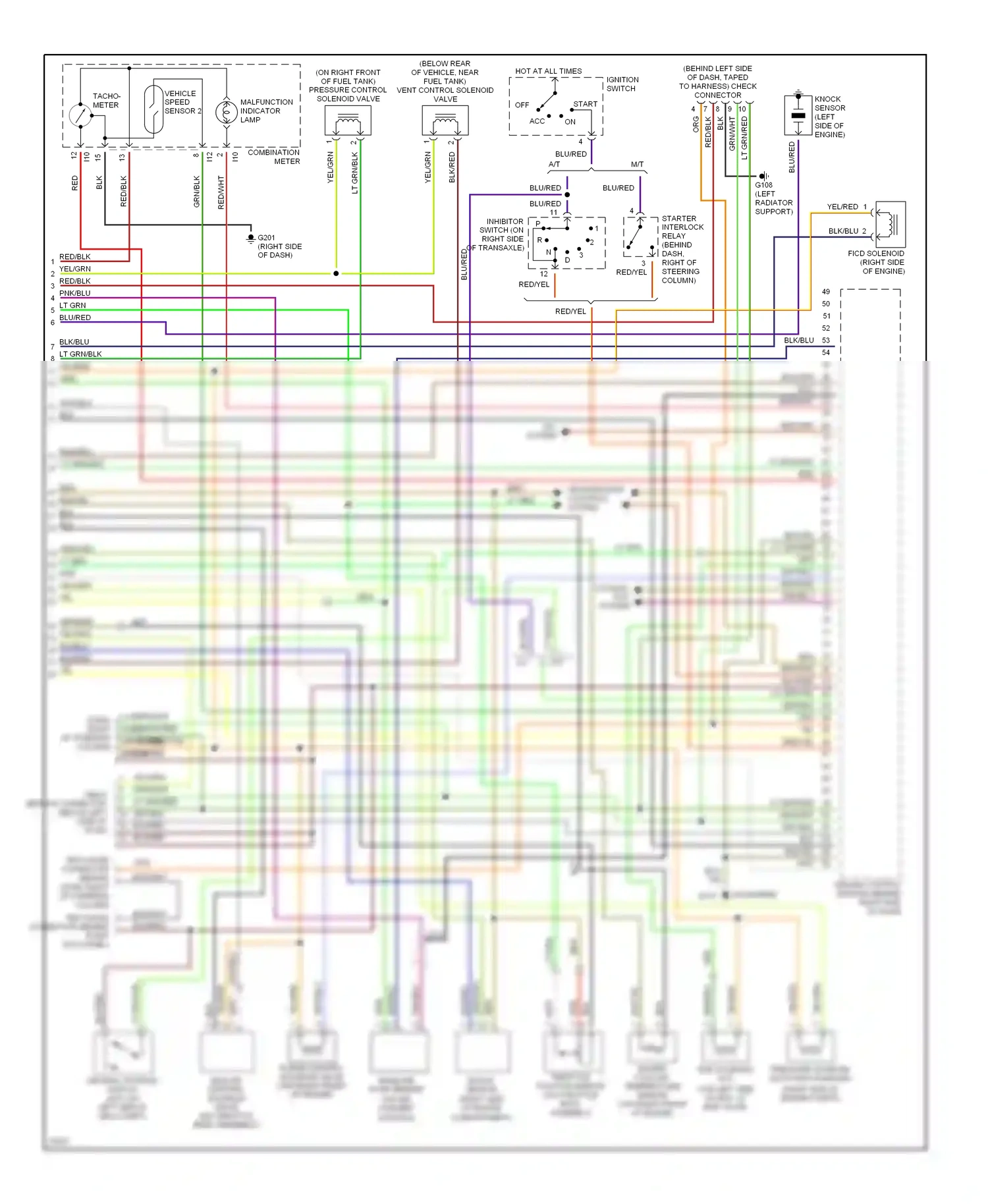 Wiring diagram grn for Subaru Outback BG (1994-1999) (8 of 25)