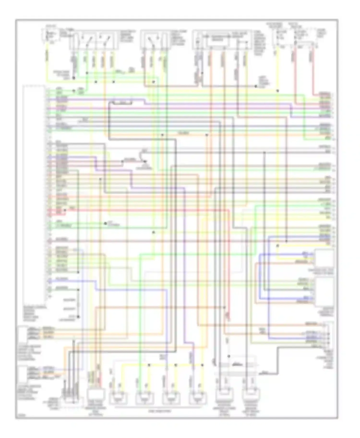 Wiring diagram hot in run or start fuse 15 for Subaru Outback BG (1994-1999) (1 of 2)