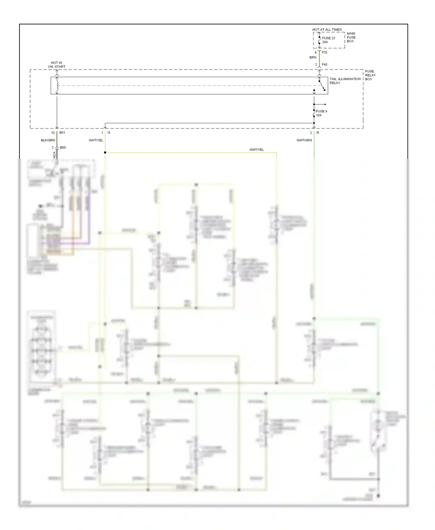 Wiring diagram nca for Subaru Outback BG (1994-1999) (14 of 20)
