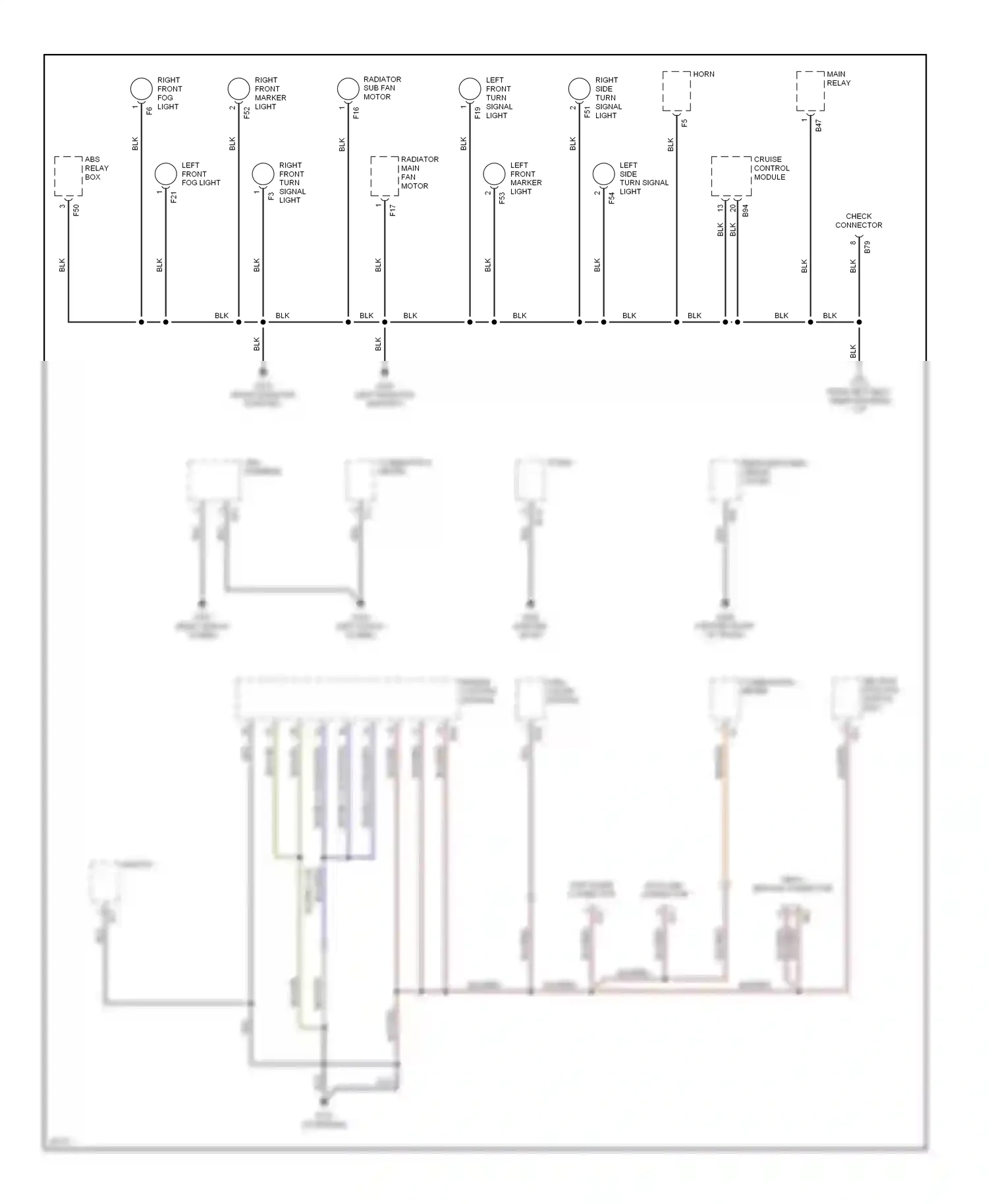 Wiring diagram nca for Subaru Outback BG (1994-1999) (4 of 20)
