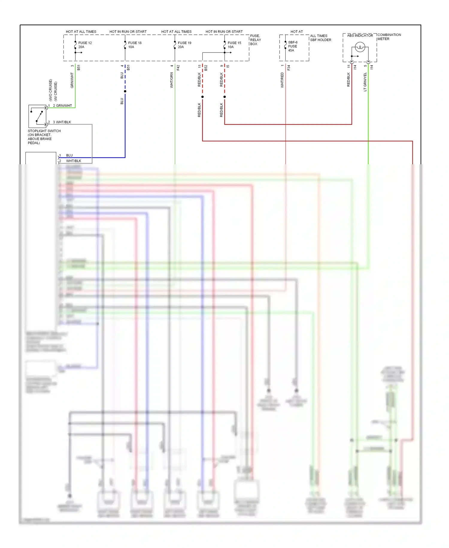 Wiring diagram nca for Subaru Outback BG (1994-1999) (11 of 20)