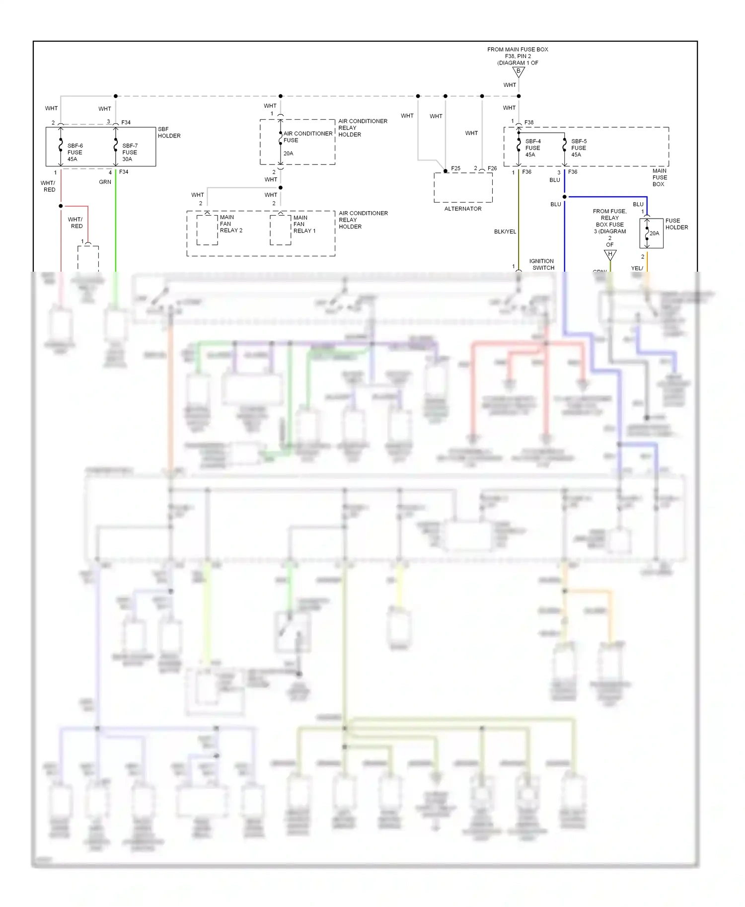 Wiring diagram red for Subaru Outback BG (1994-1999) (17 of 36)