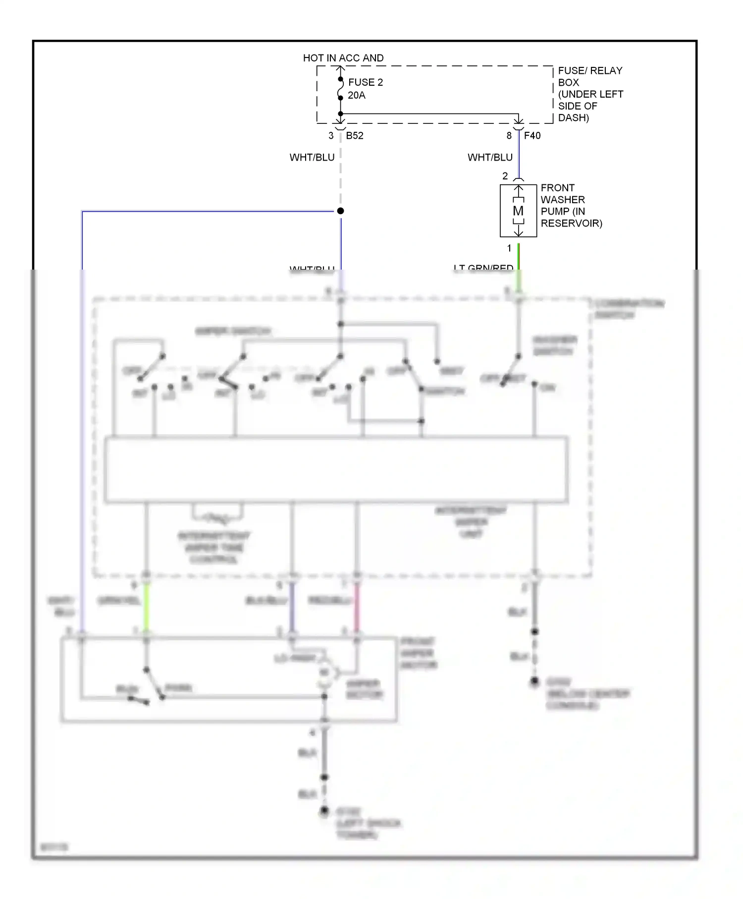 Wiring diagram red/blu for Subaru Outback BG (1994-1999) (17 of 20)