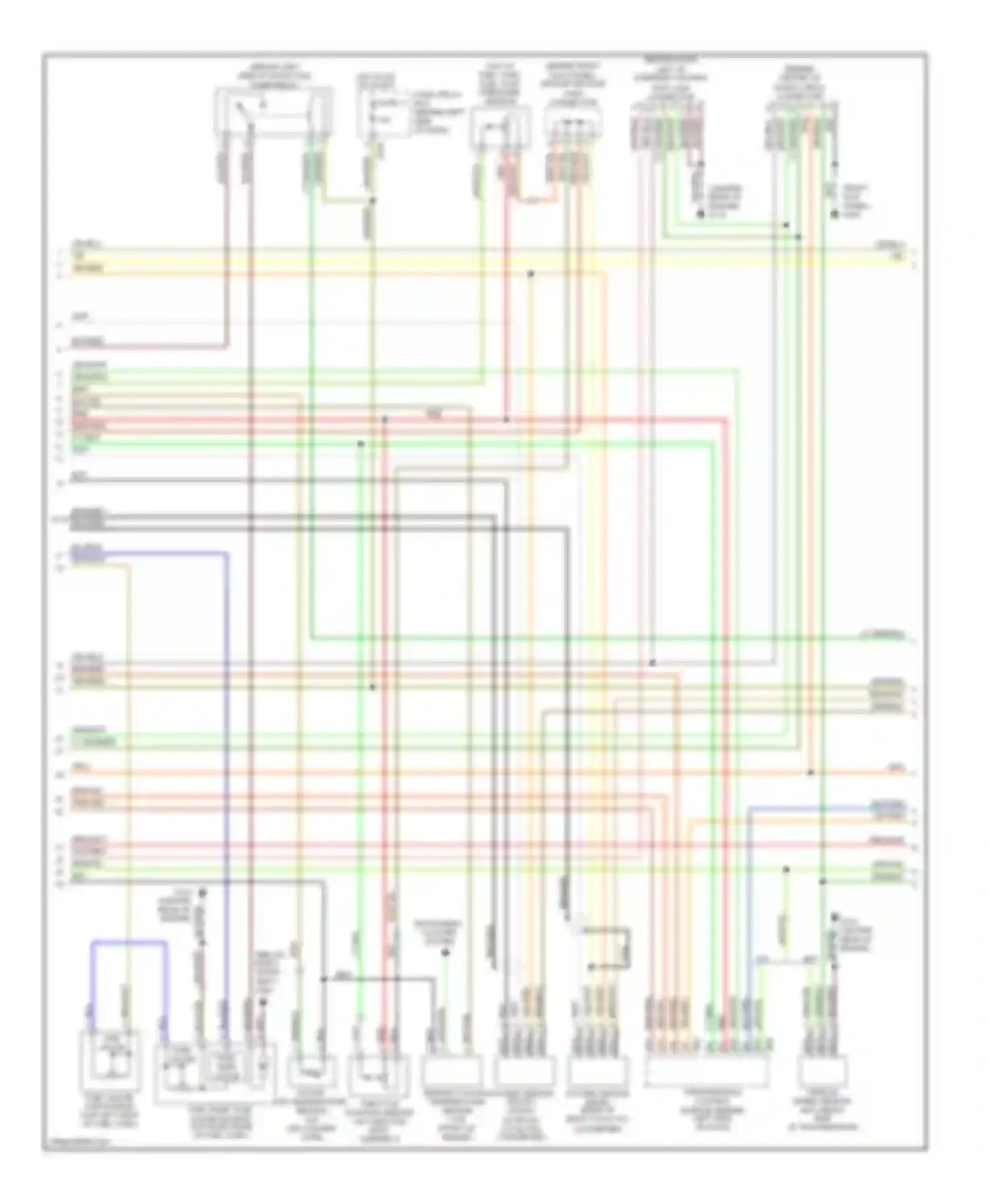 Outback Subaru BH (1999-2003): Wiring diagram engine performance 2.2ls (2 of 3)