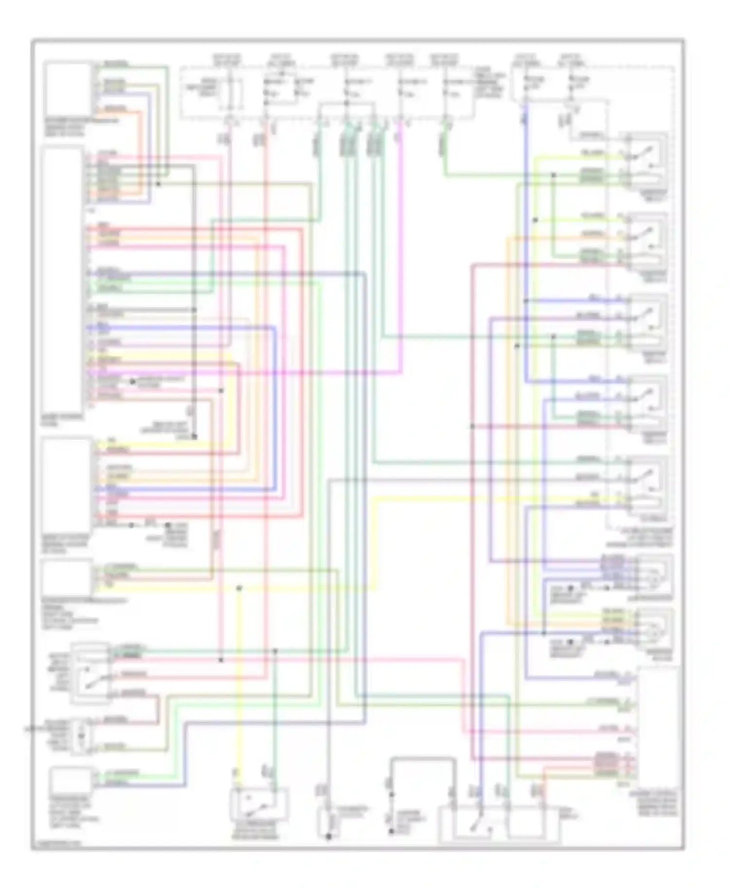 Wiring diagram fuse 12 for Subaru Outback BH (1999-2003) (1 of 6)