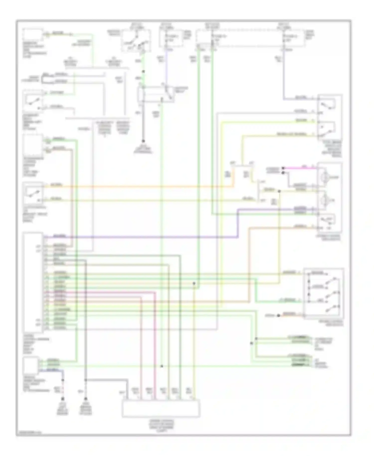 Wiring diagram fuse 5 for Subaru Outback BH (1999-2003) (3 of 9)