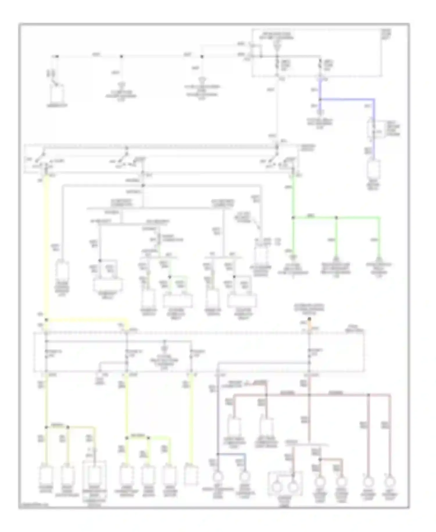 Wiring diagram fuse 5 for Subaru Outback BH (1999-2003) (7 of 9)