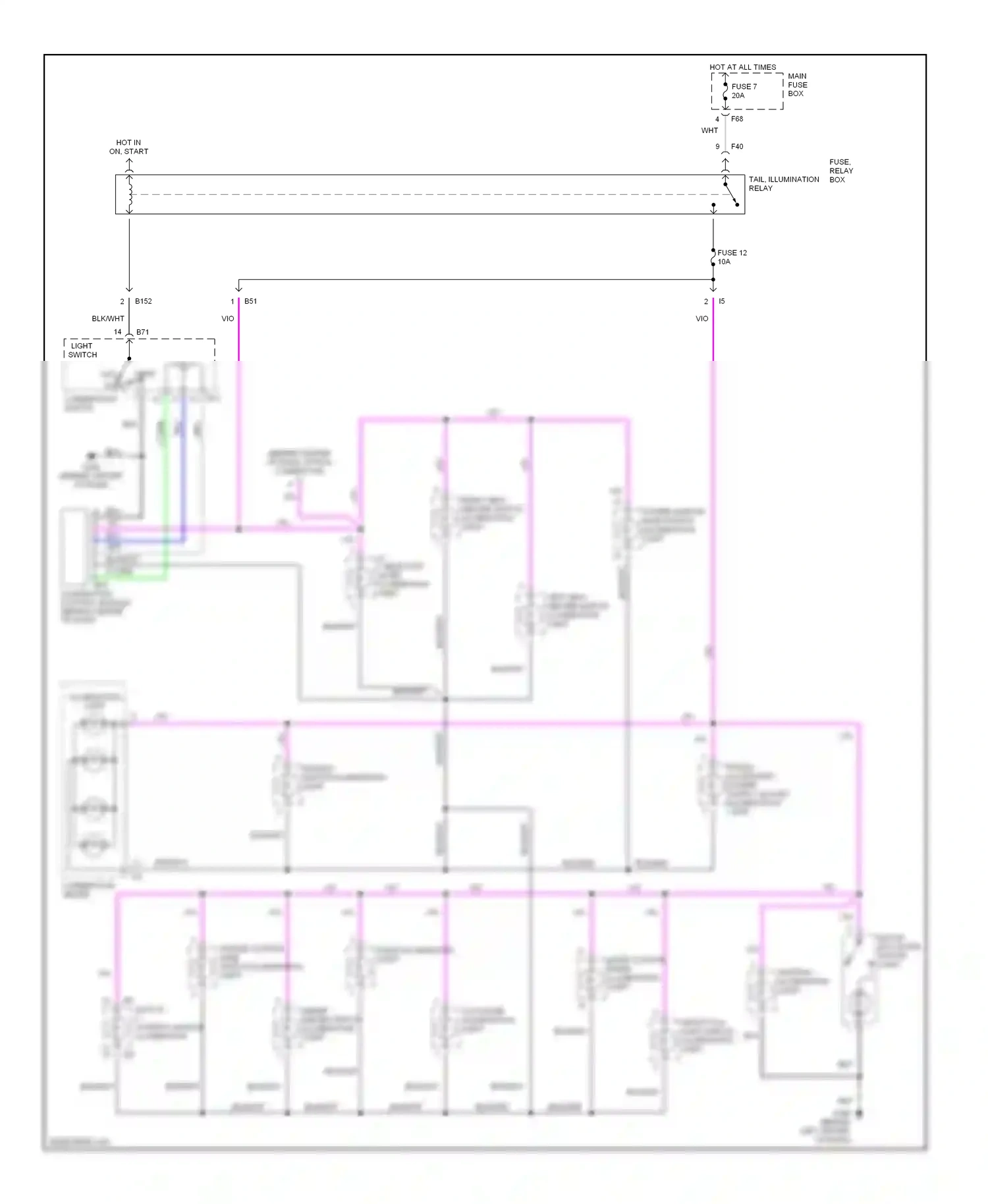 Subaru Outback BH (1999-2003) gry wiring diagram  (5 of 5)