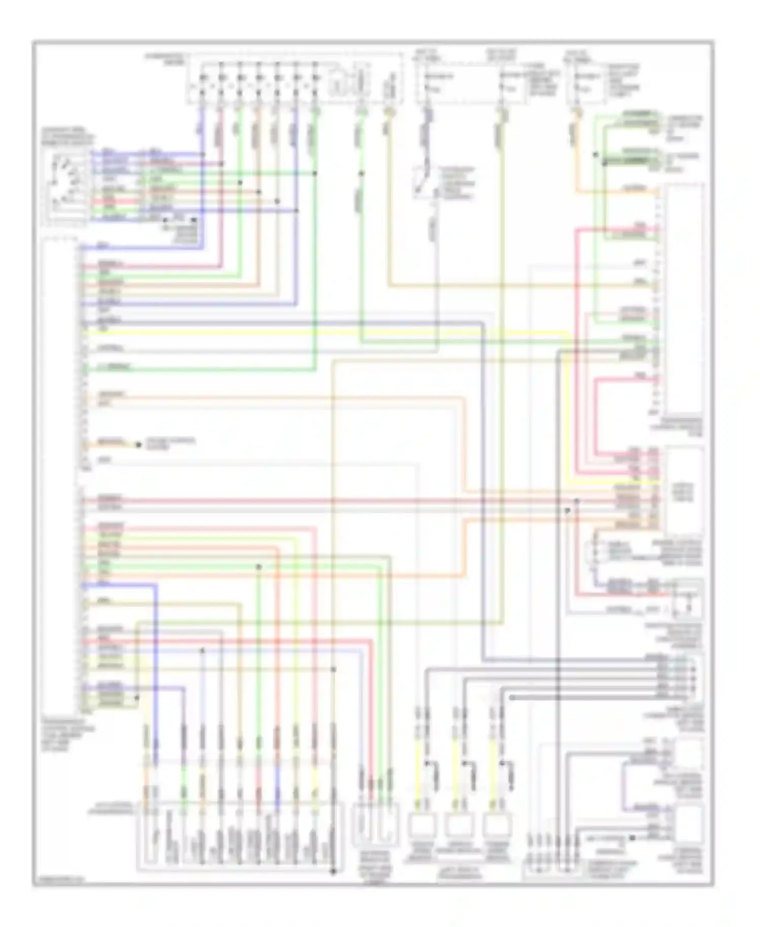 Wiring diagram lock-up solenoid for Subaru Outback BH (1999-2003) (1 of 2)