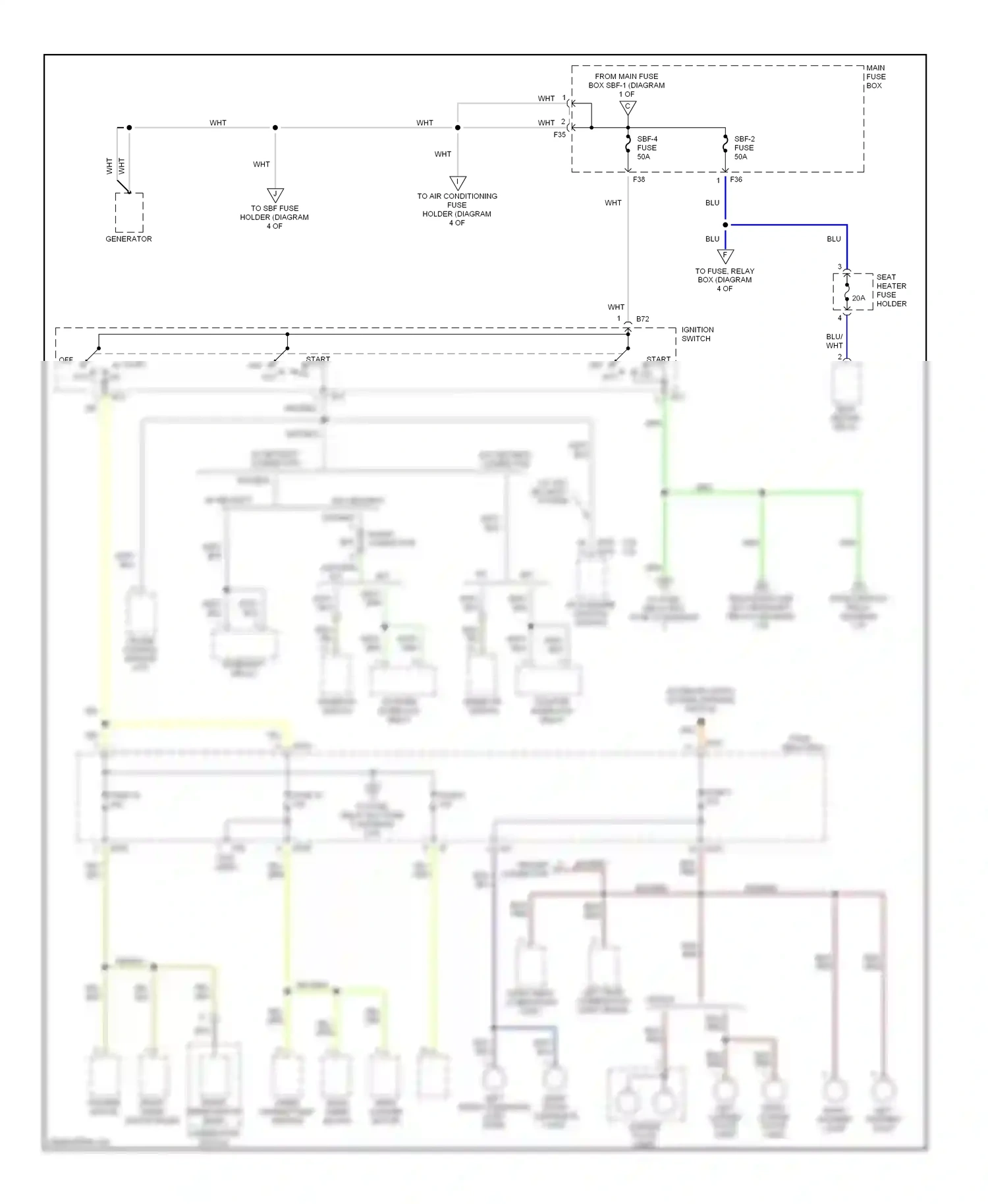 Wiring diagram nca for Subaru Outback BH (1999-2003) (16 of 43)