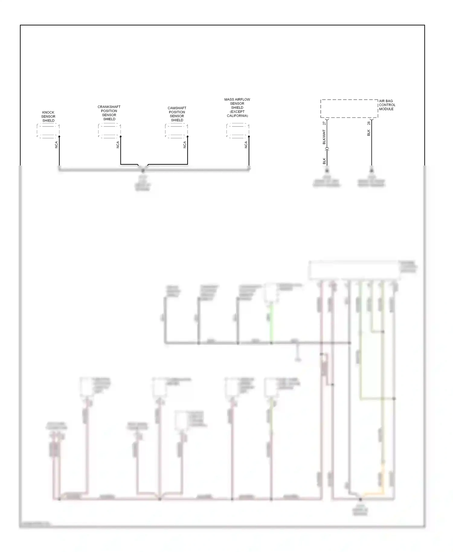 Wiring diagram nca for Subaru Outback BH (1999-2003) (5 of 43)
