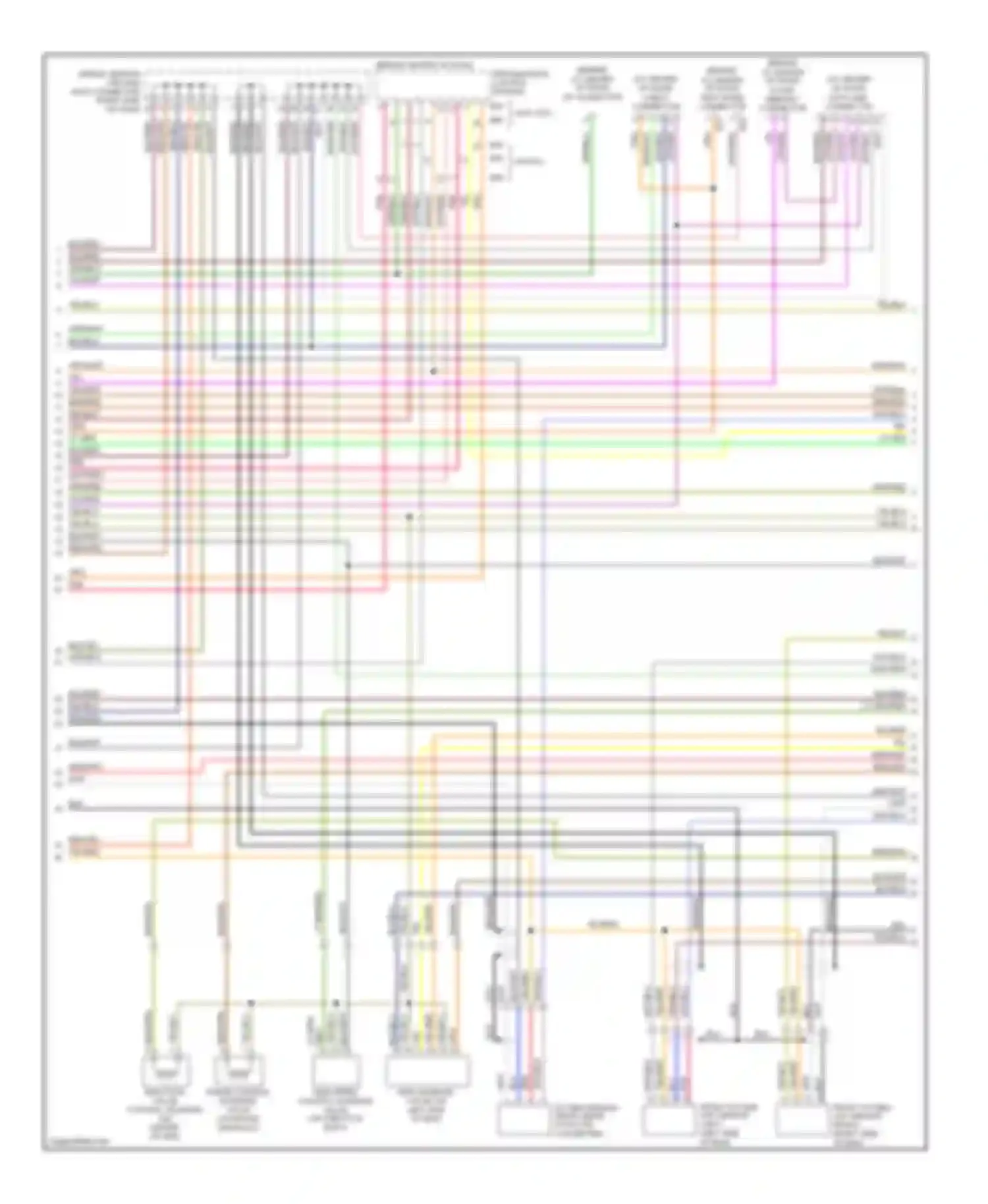 Wiring diagram of dash) op connector for Subaru Outback BH (1999-2003) (1 of 1)