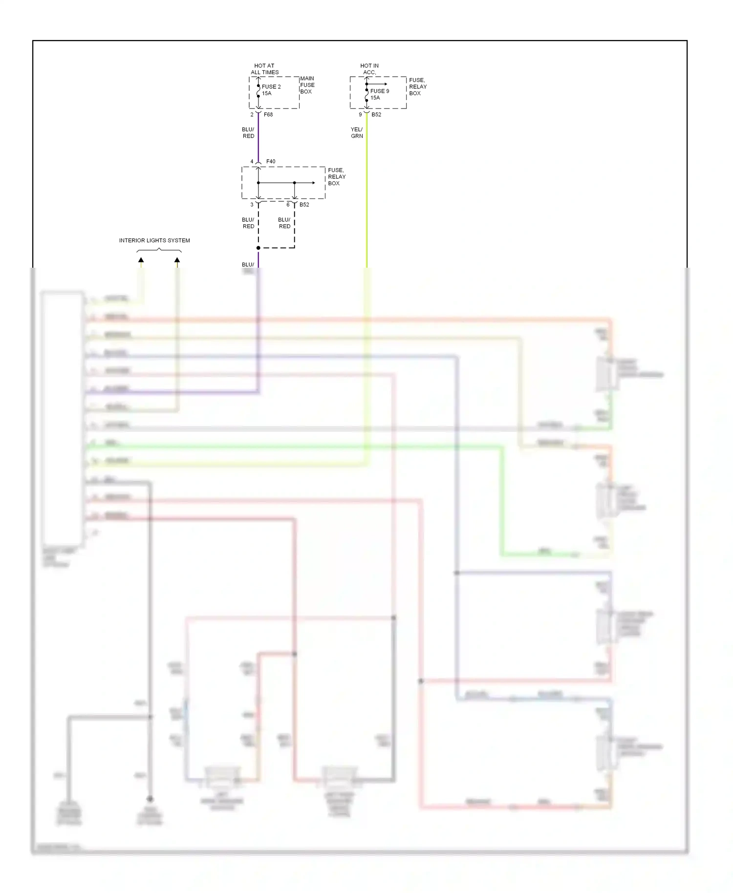 Subaru Outback BH (1999-2003) red wiring diagram  (26 of 58)