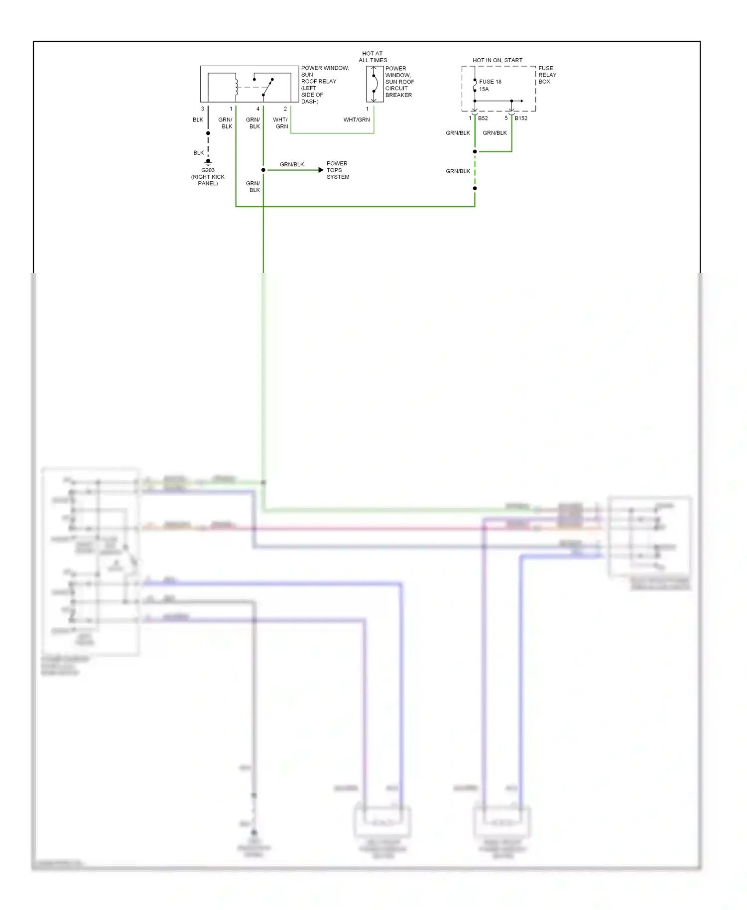Subaru Outback BH (1999-2003) red/grn wiring diagram  (27 of 27)
