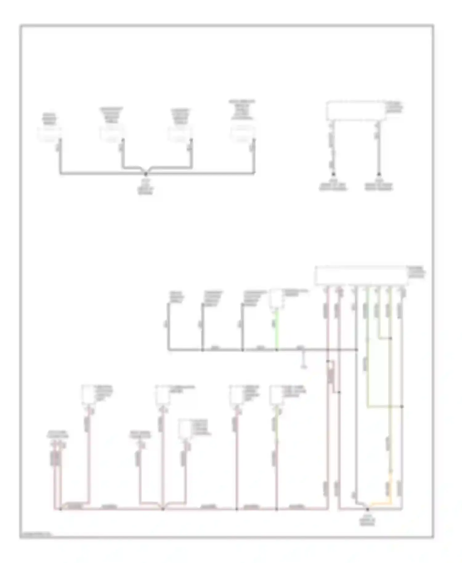 Wiring diagram test mode connector for Subaru Outback BH (1999-2003) (2 of 2)