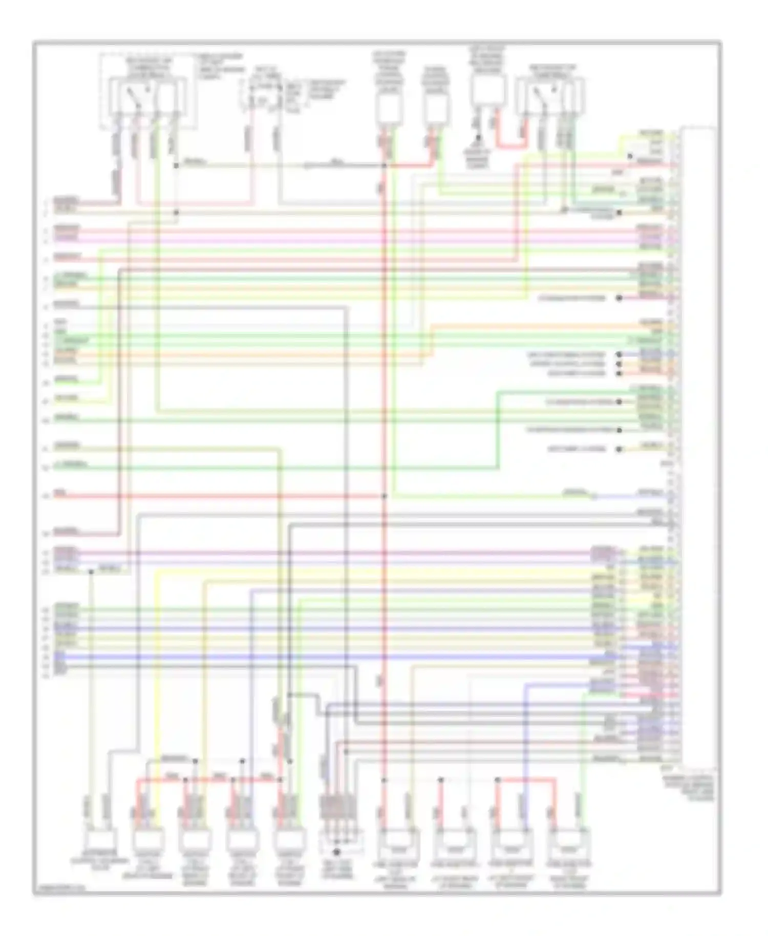 Outback Subaru BP facelift (2006-2009): Wiring diagram engine performance 2.5l turbo (4 of 4)