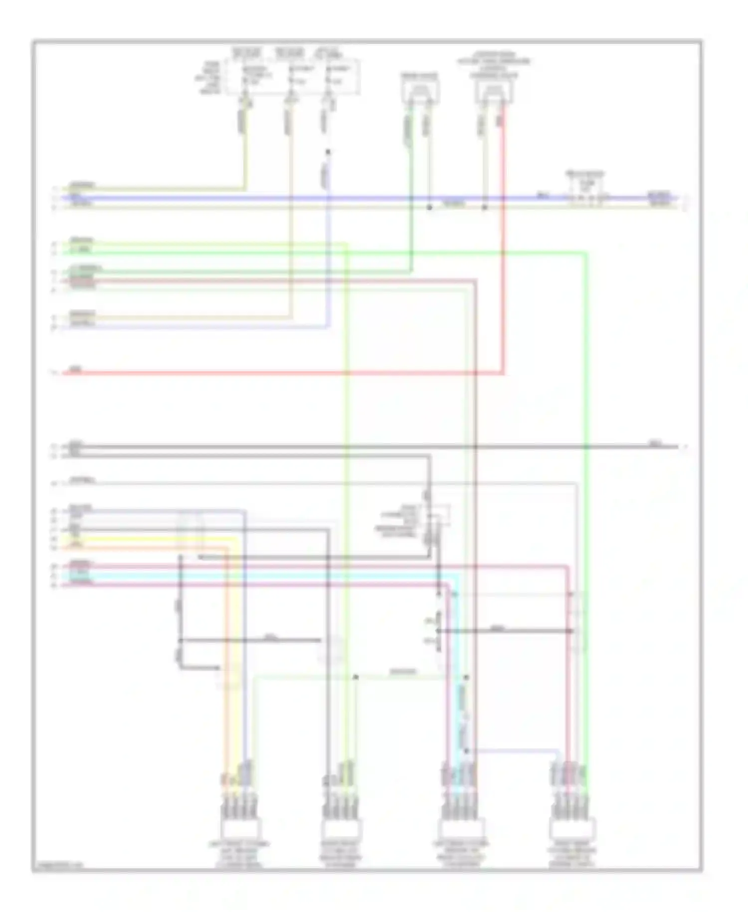 Outback Subaru BP facelift (2006-2009): Wiring diagram engine performance 3.0l (3 of 5)