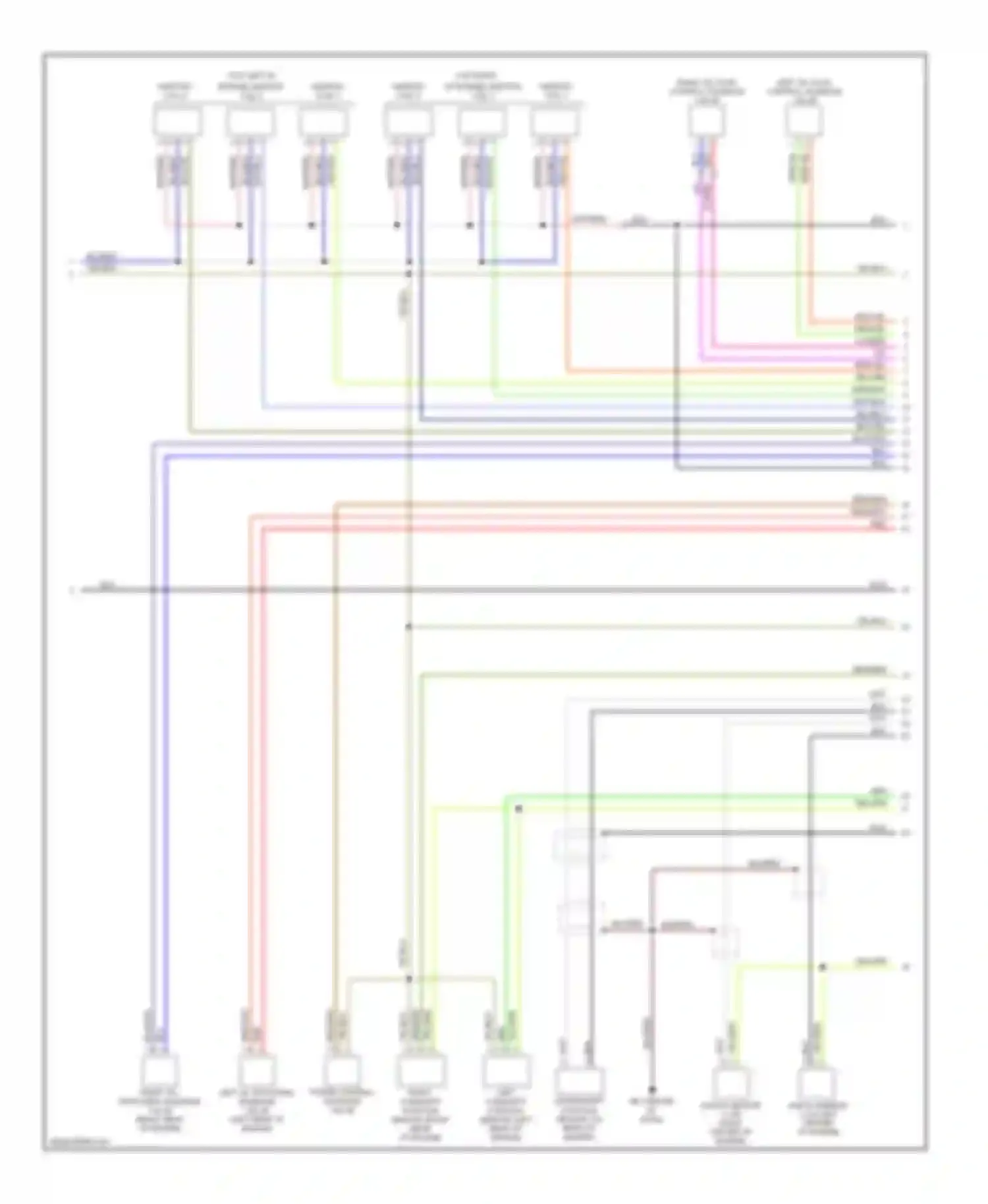 Outback Subaru BP facelift (2006-2009): Wiring diagram engine performance 3.0l (4 of 5)