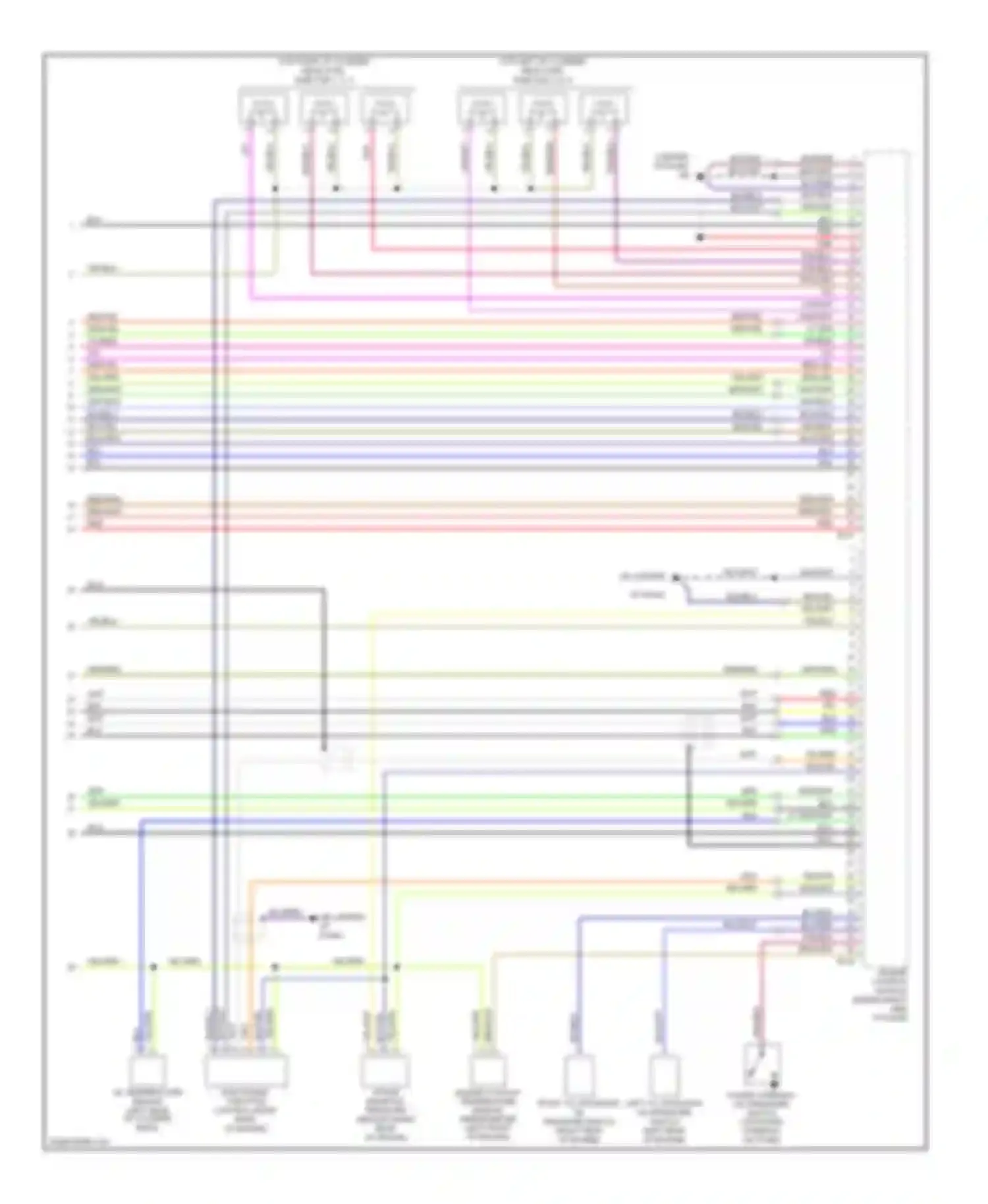 Outback Subaru BP facelift (2006-2009): Wiring diagram engine performance 3.0l (5 of 5)