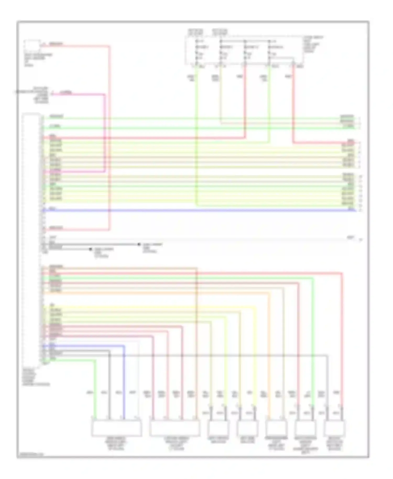 Outback Subaru BP facelift (2006-2009): Supplemental restraints circuit (1 of 2)