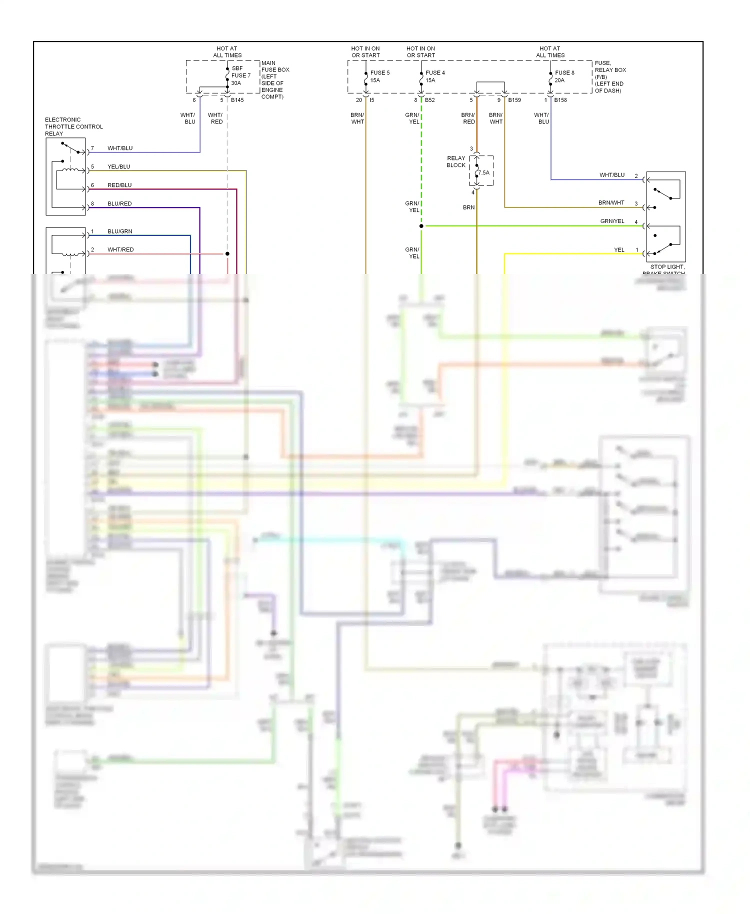 Wiring diagram blk/blu for Subaru Outback BP facelift (2006-2009) (32 of 48)