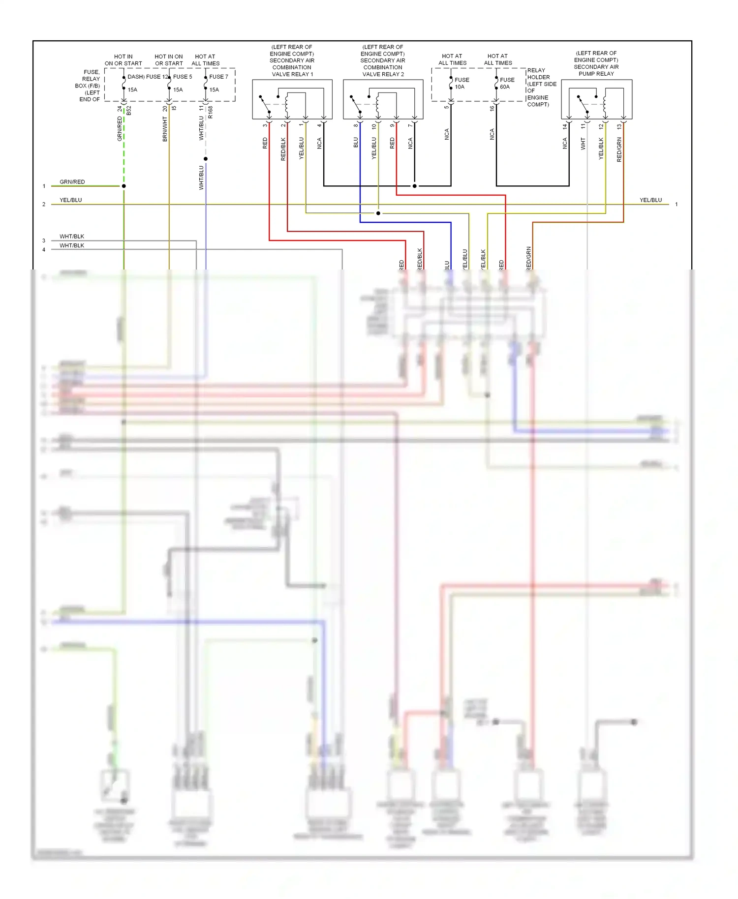 Wiring diagram blk/yel for Subaru Outback BP facelift (2006-2009) (36 of 59)
