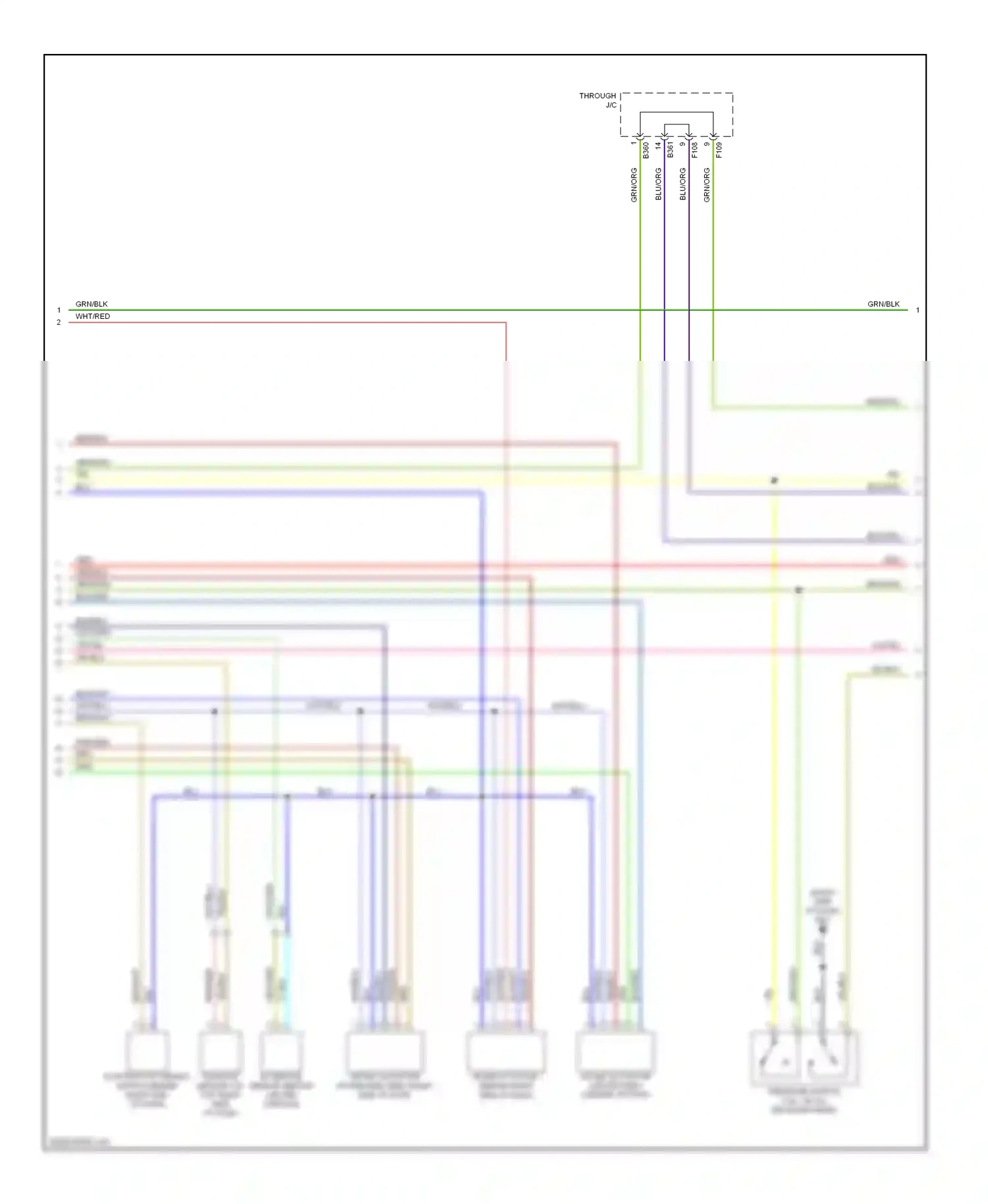 Wiring diagram blu/org for Subaru Outback BP facelift (2006-2009) (11 of 26)