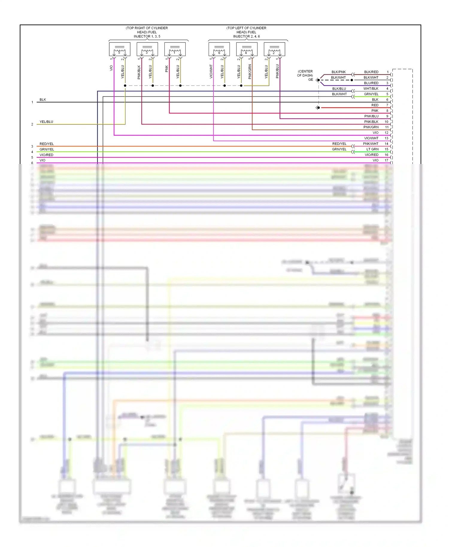 Wiring diagram blu/red for Subaru Outback BP facelift (2006-2009) (50 of 58)