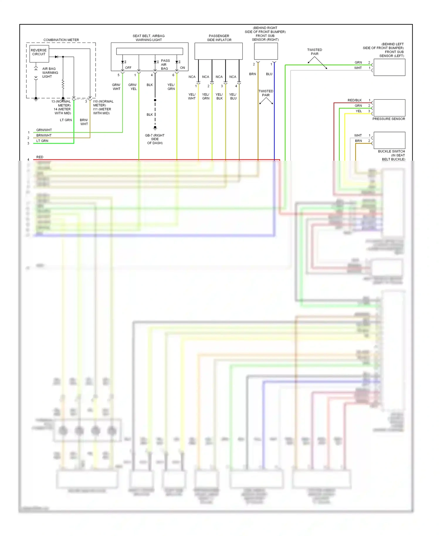 Wiring diagram brn for Subaru Outback BP facelift (2006-2009) (29 of 53)