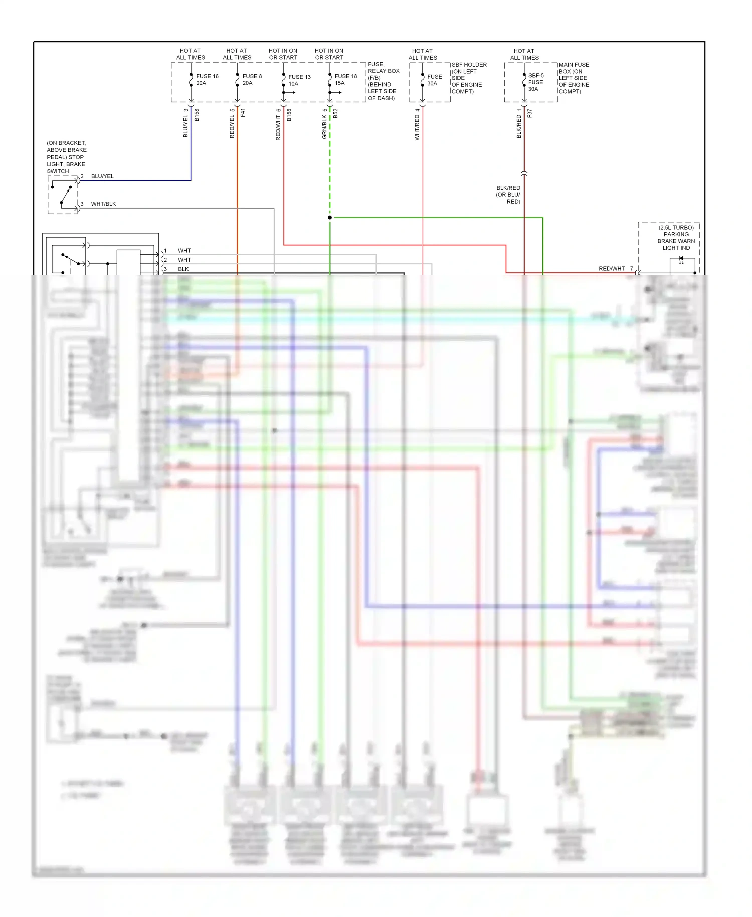 Wiring diagram can joint for Subaru Outback BP facelift (2006-2009) (1 of 1)
