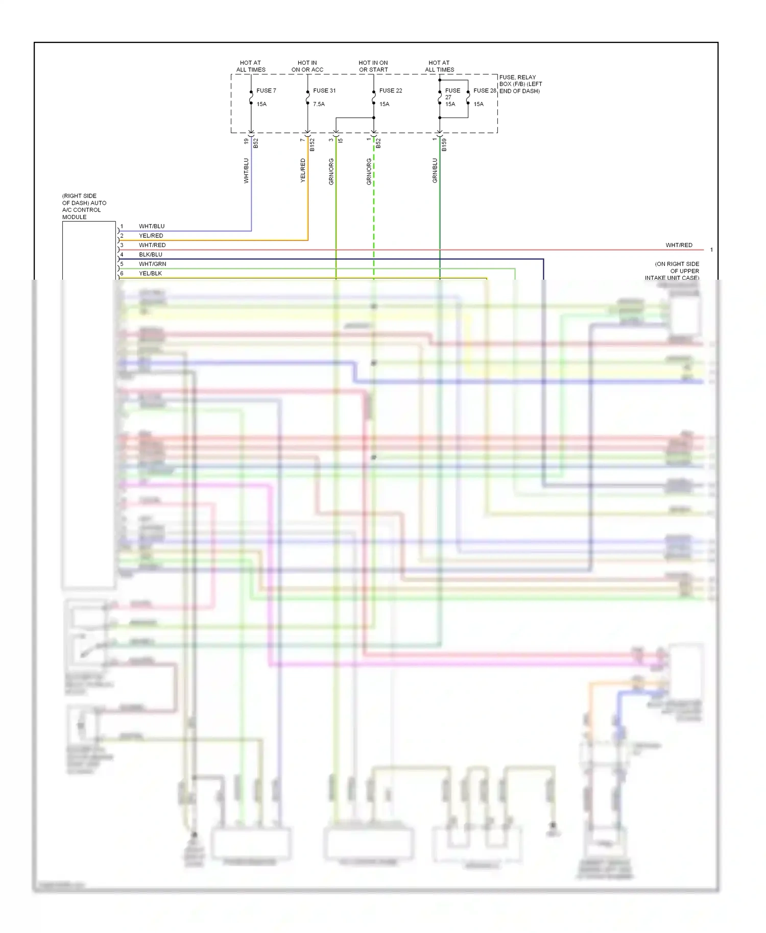 Wiring diagram fuse 7 for Subaru Outback BP facelift (2006-2009) (12 of 20)