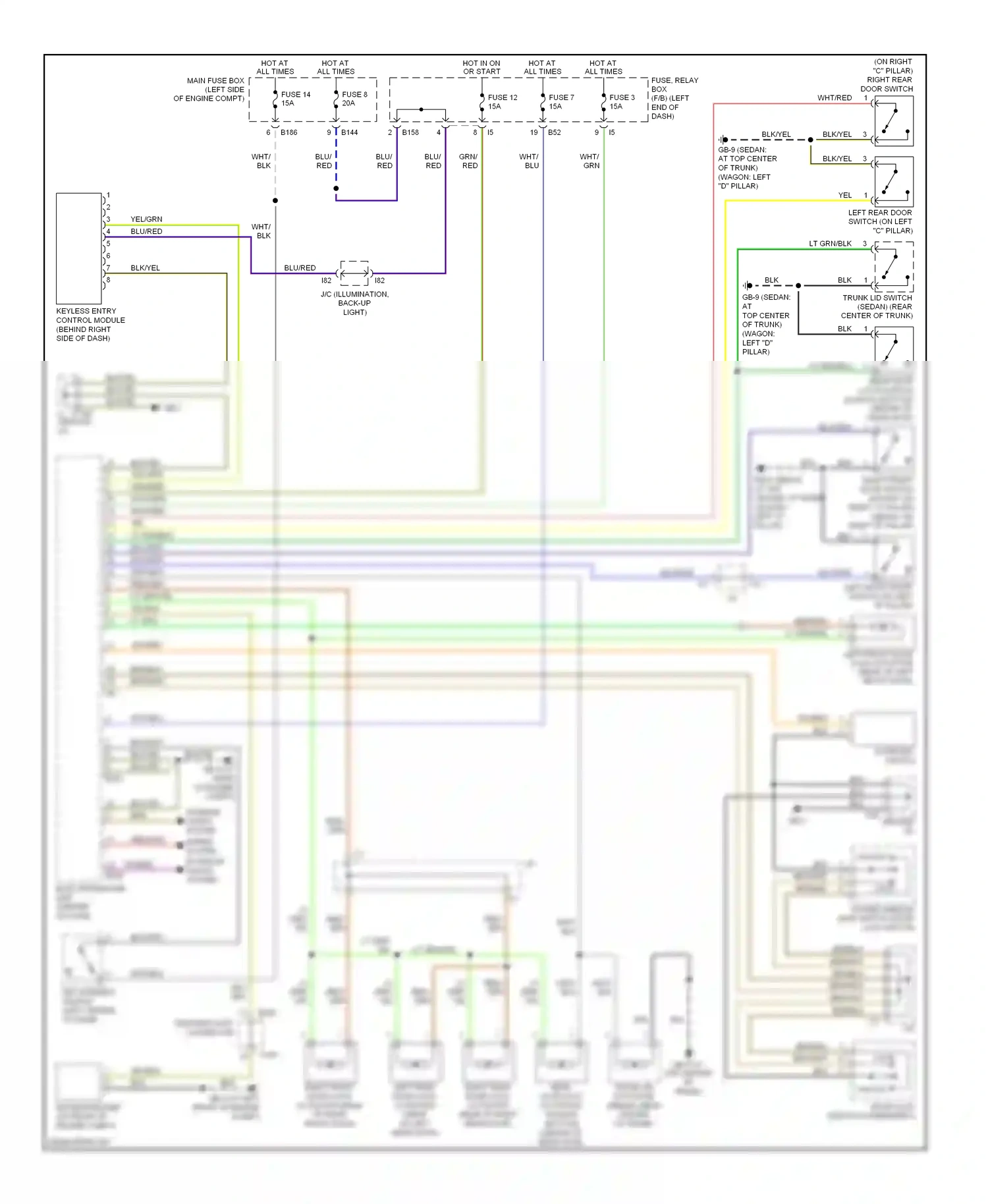 Wiring diagram gb-3 for Subaru Outback BP facelift (2006-2009) (18 of 45)