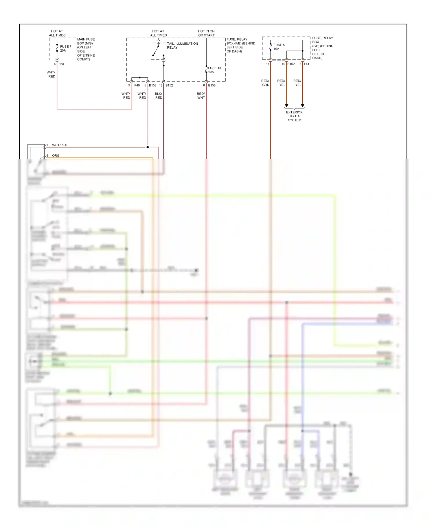 Wiring diagram grn for Subaru Outback BP facelift (2006-2009) (13 of 78)