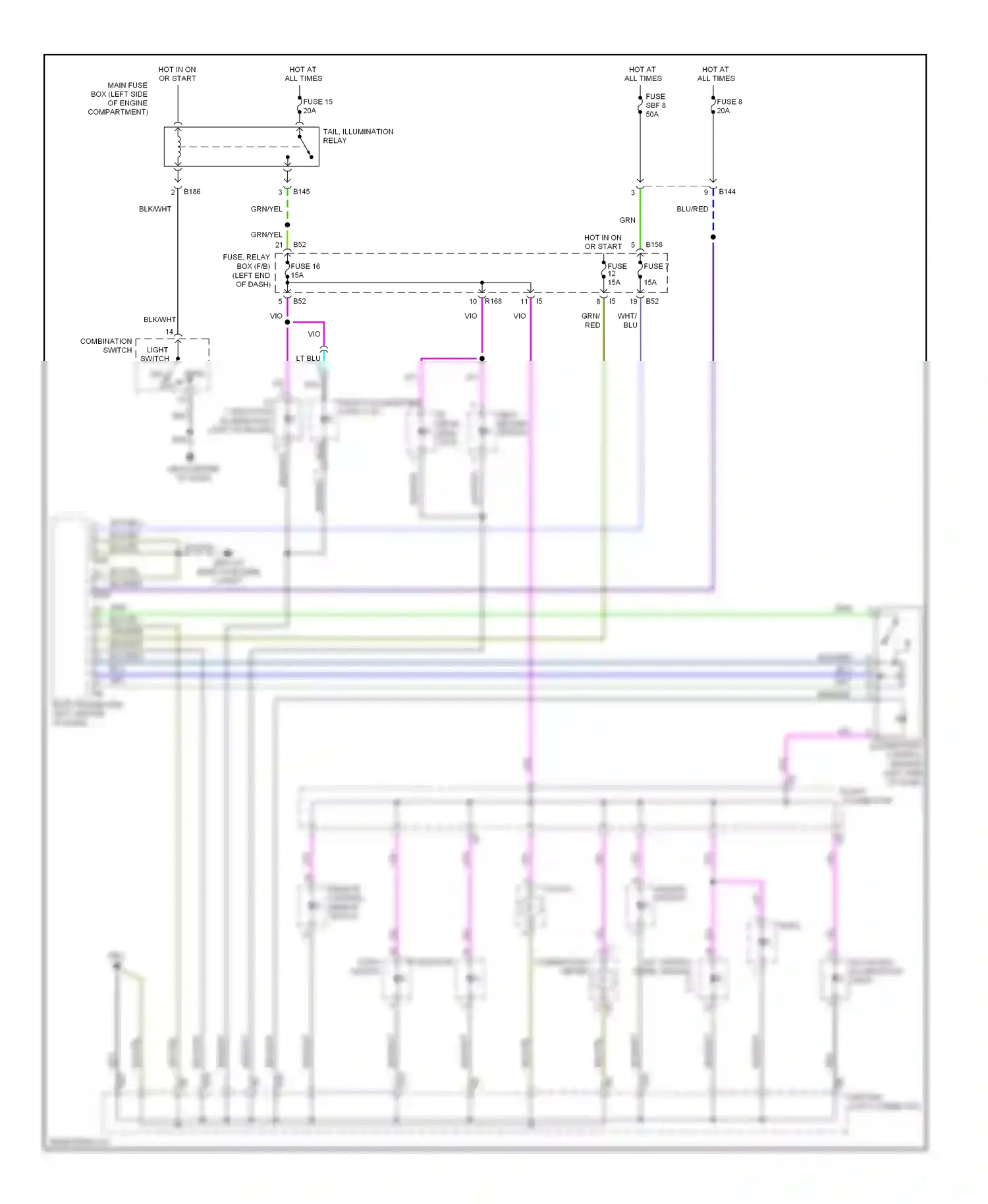 Wiring diagram grn for Subaru Outback BP facelift (2006-2009) (63 of 78)