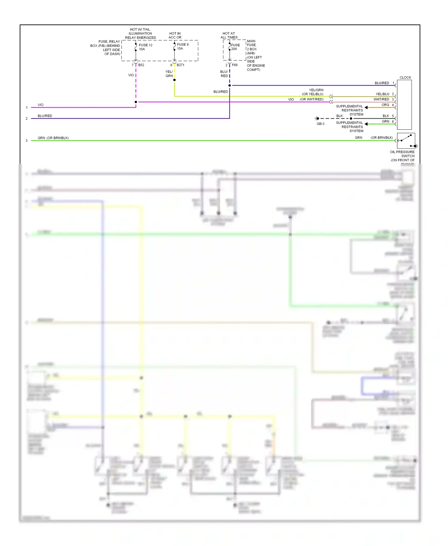 Wiring diagram grn for Subaru Outback BP facelift (2006-2009) (22 of 78)