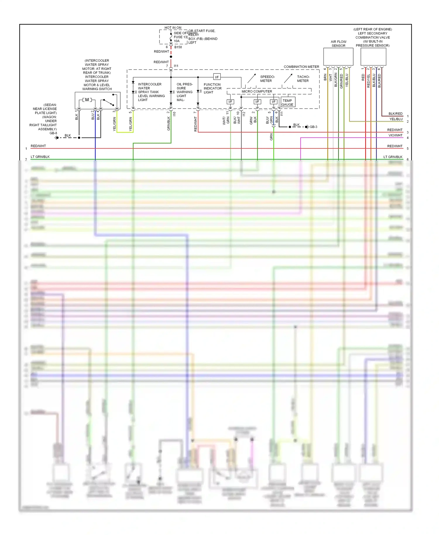 Wiring diagram grn/red for Subaru Outback BP facelift (2006-2009) (20 of 48)