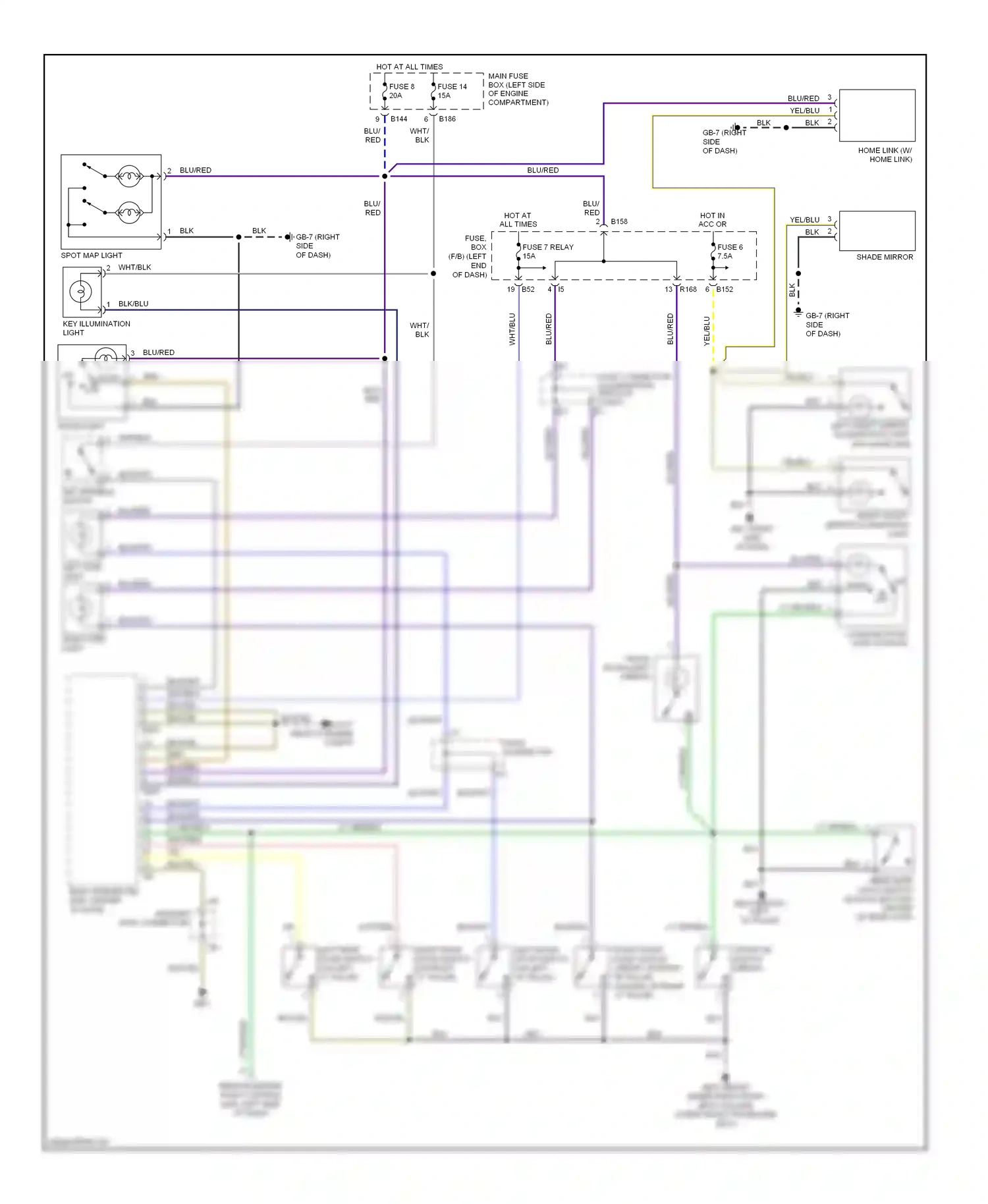 Wiring diagram joint connector for Subaru Outback BP facelift (2006-2009) (2 of 11)