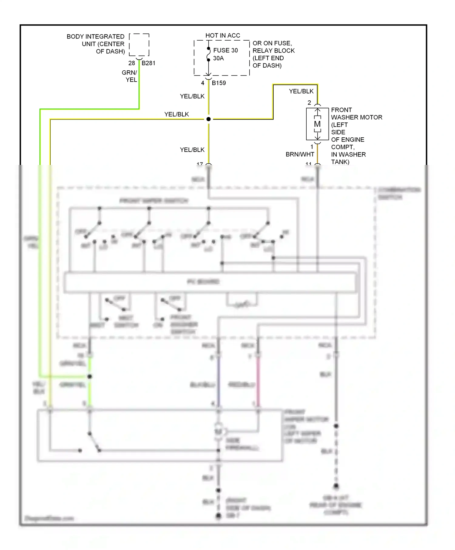 Wiring diagram nca for Subaru Outback BP facelift (2006-2009) (48 of 80)